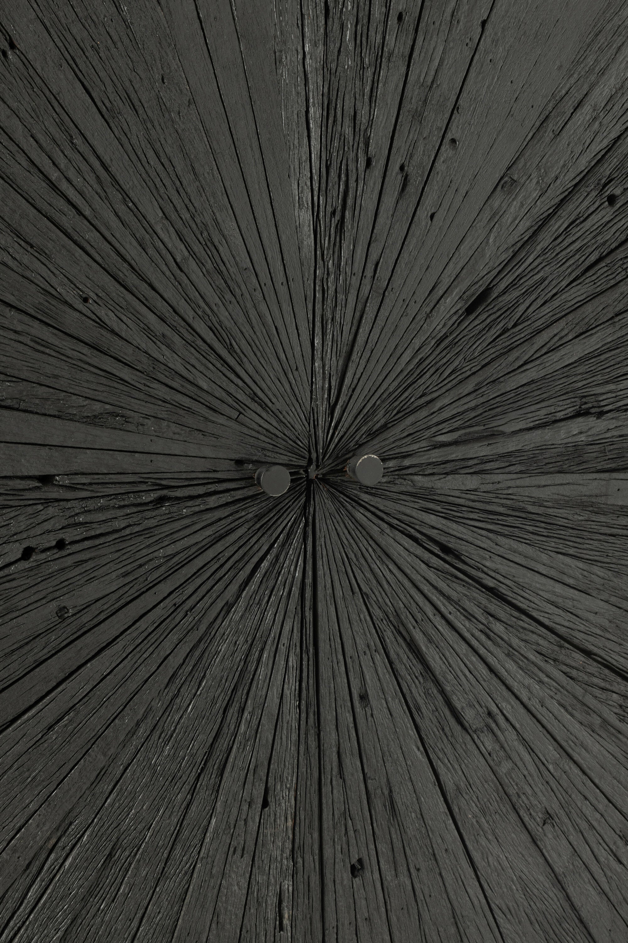 J-Line barkast Shanil - hout/ijzer - zwart