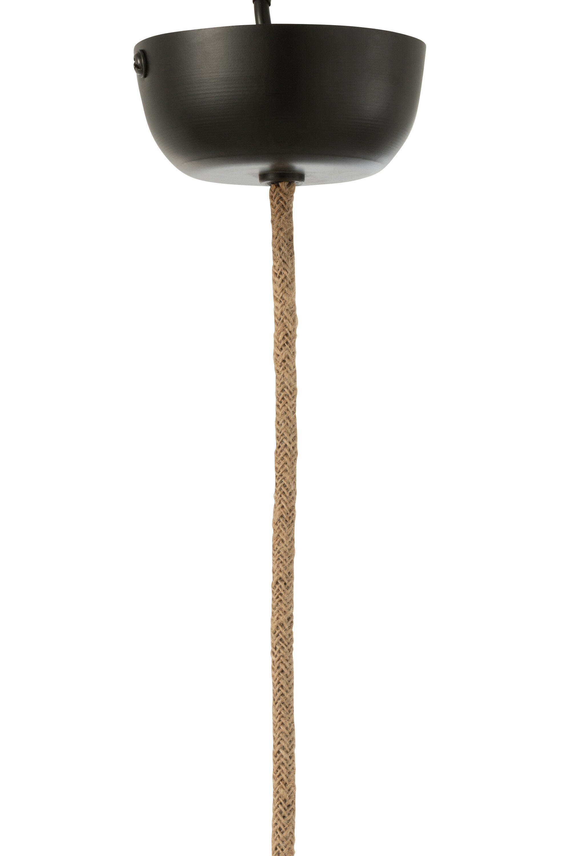 J-Line Belvivere hanglamp Rotan Raffia Wit