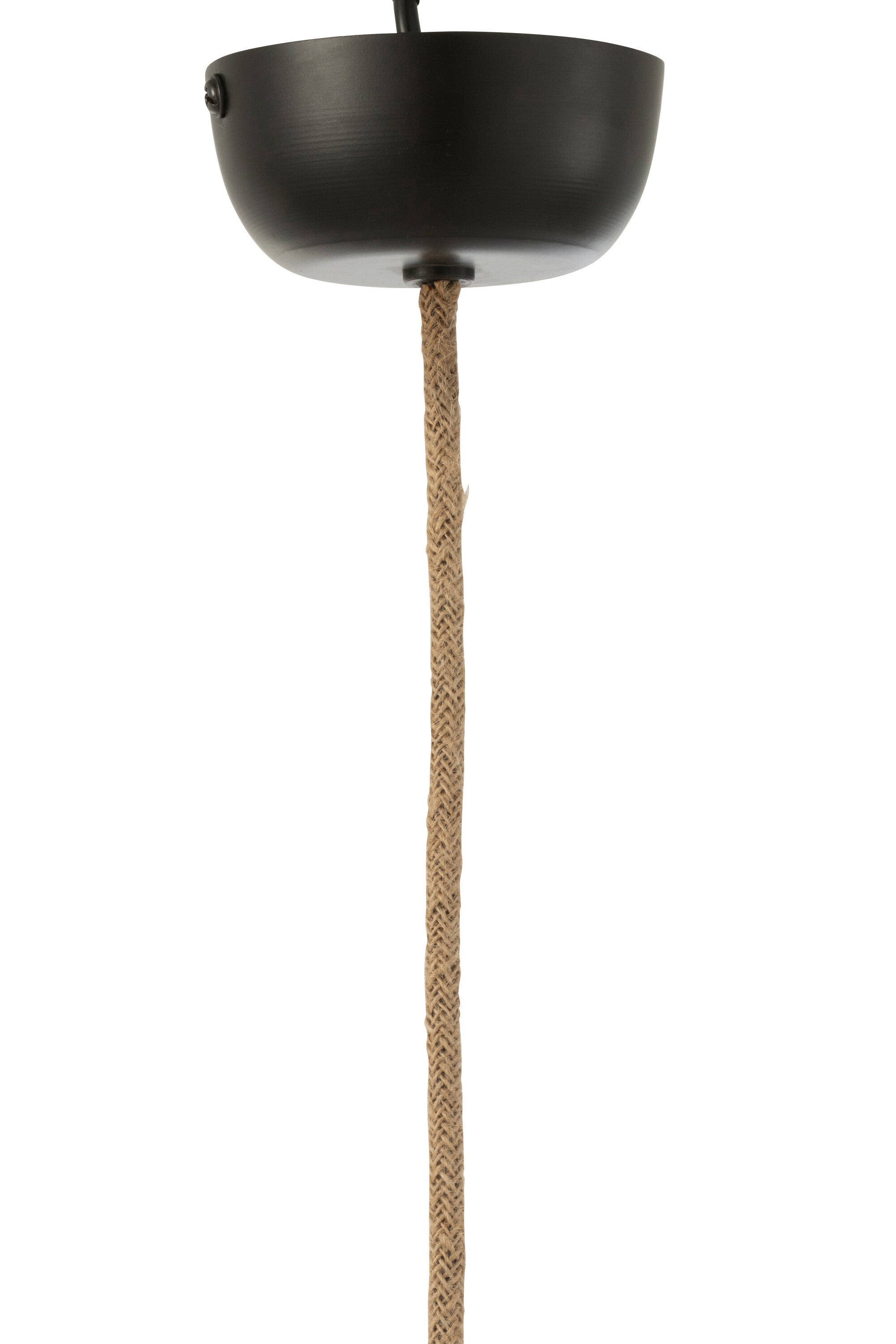 J-Line Belvivere Hanglamp Bol Bananenbladeren Naturel Small