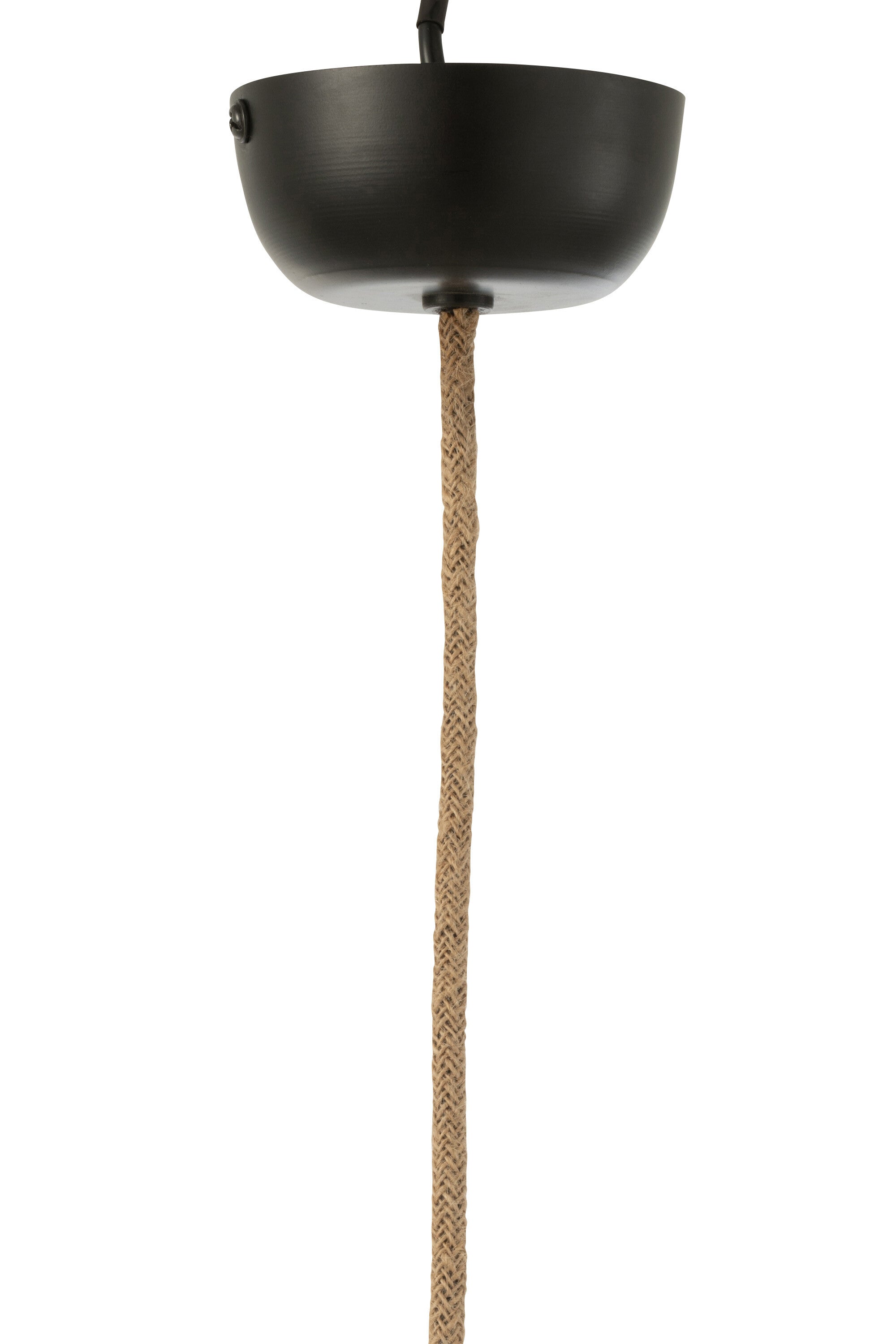 J-Line Belvivere Hanglamp Bol Bananenbladeren Naturel Medium