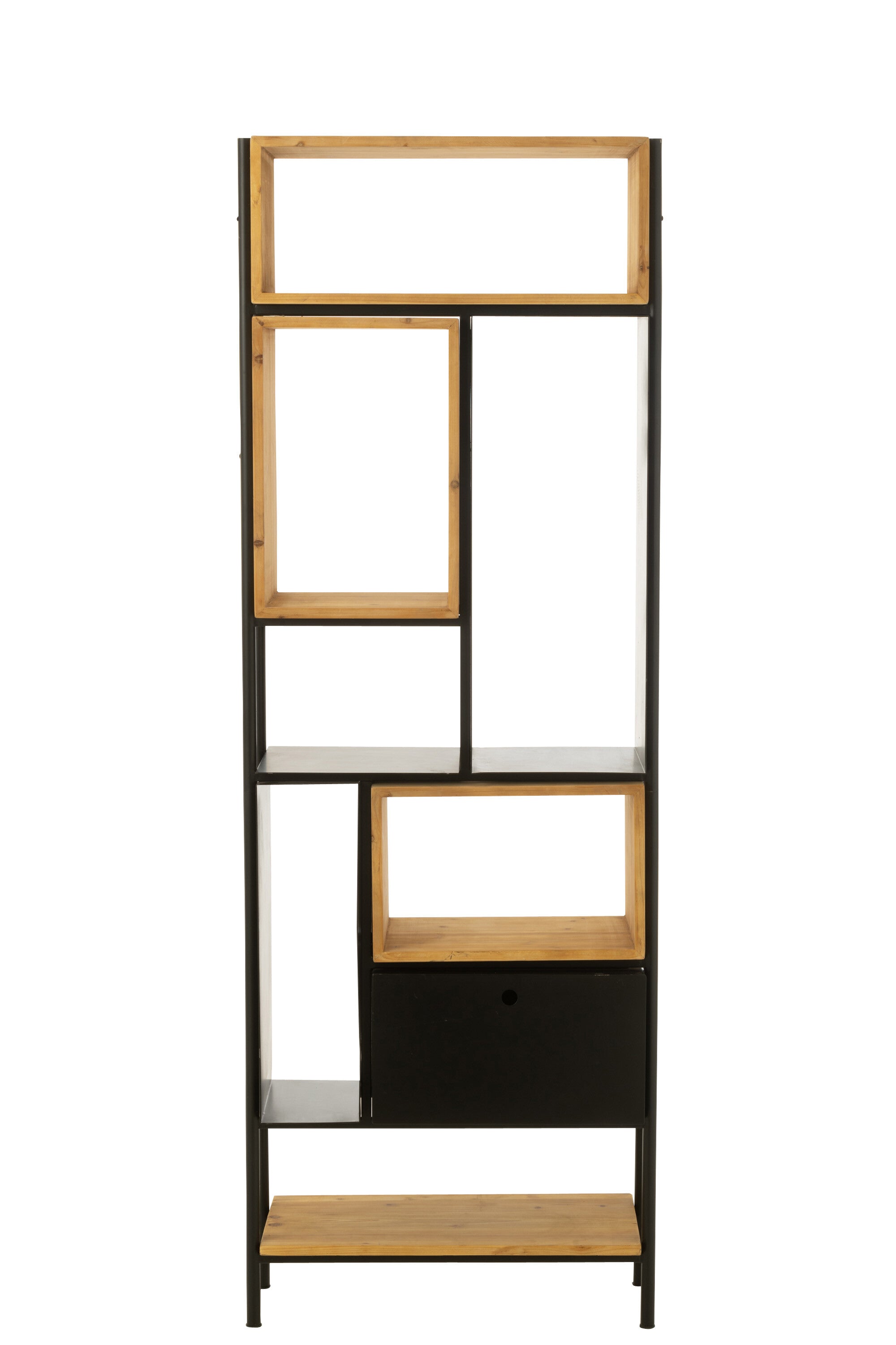 Plank Tina Sparrenhout/IJzer Zwart/Natuurlijk Klein