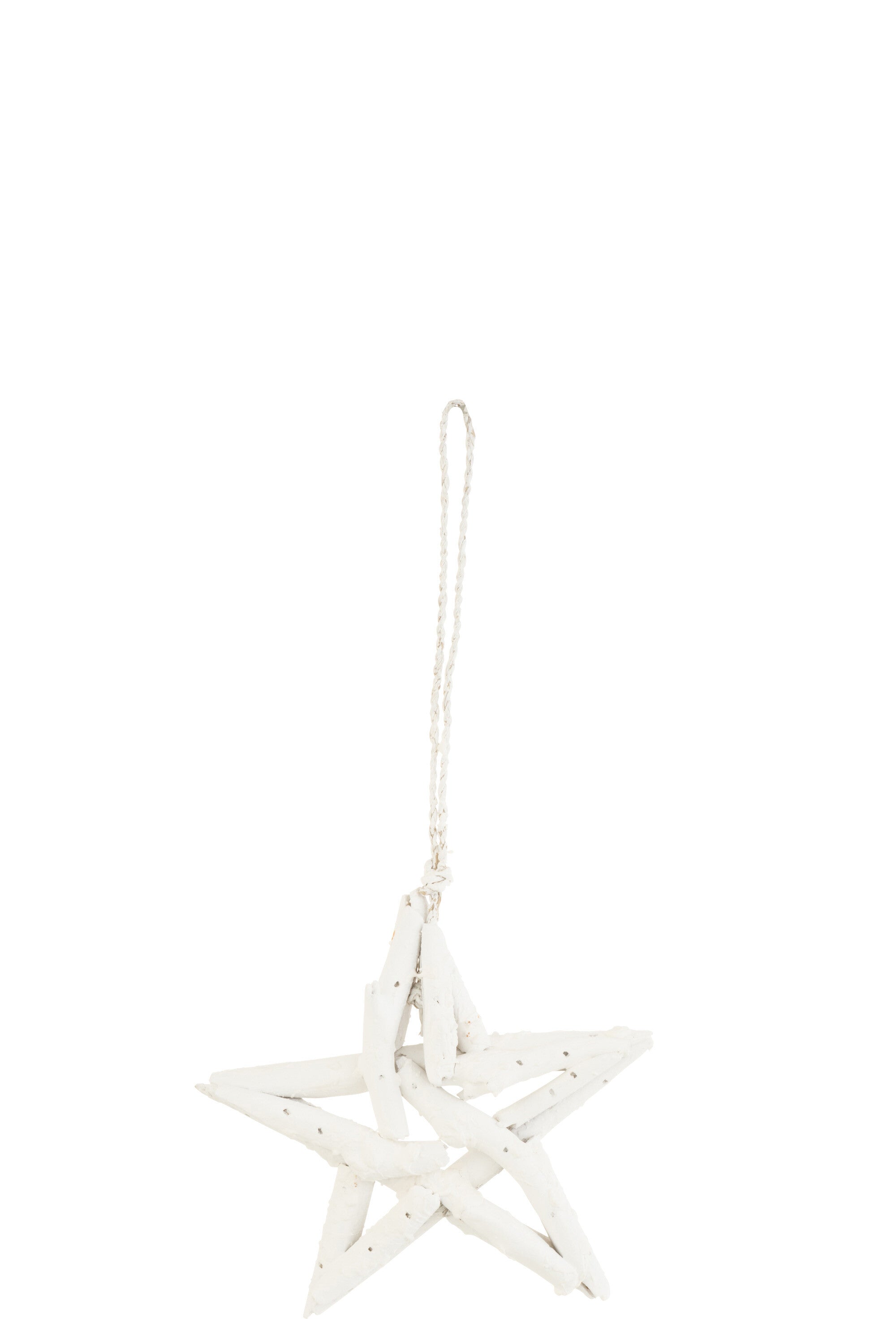 J-Line Hanger Ster Drijfhout Wit Small