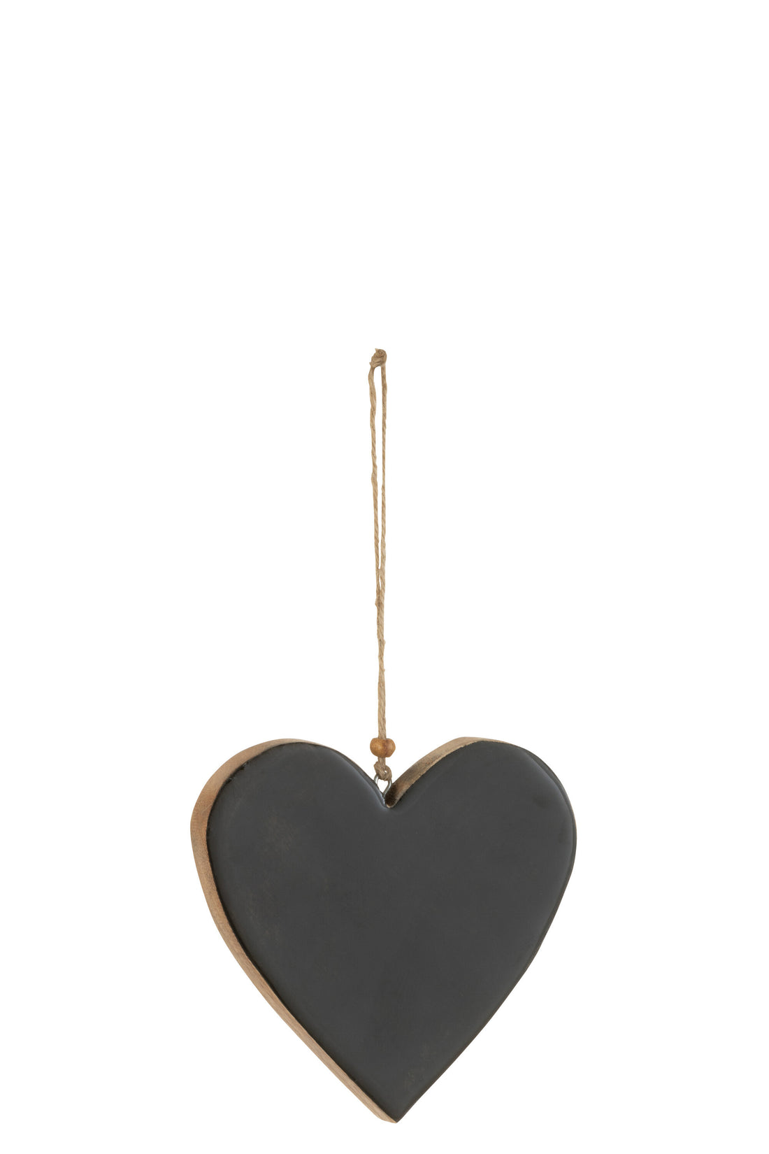 J-Line Hanger Hart Hout Zwart Large