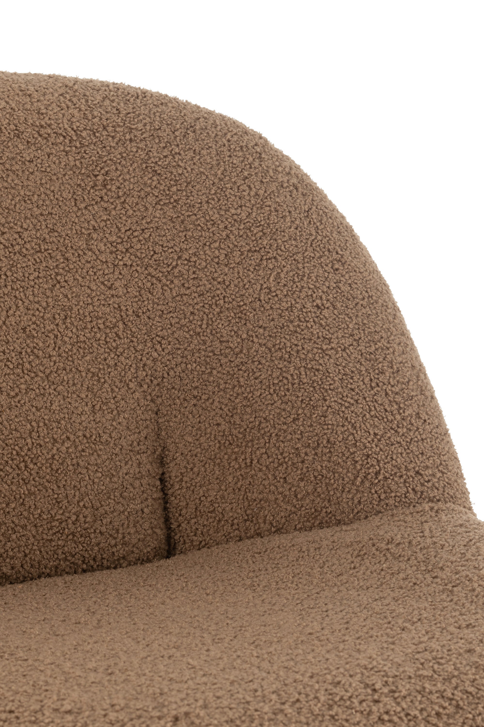 Kruk Teddy Velvet Wit Bruin