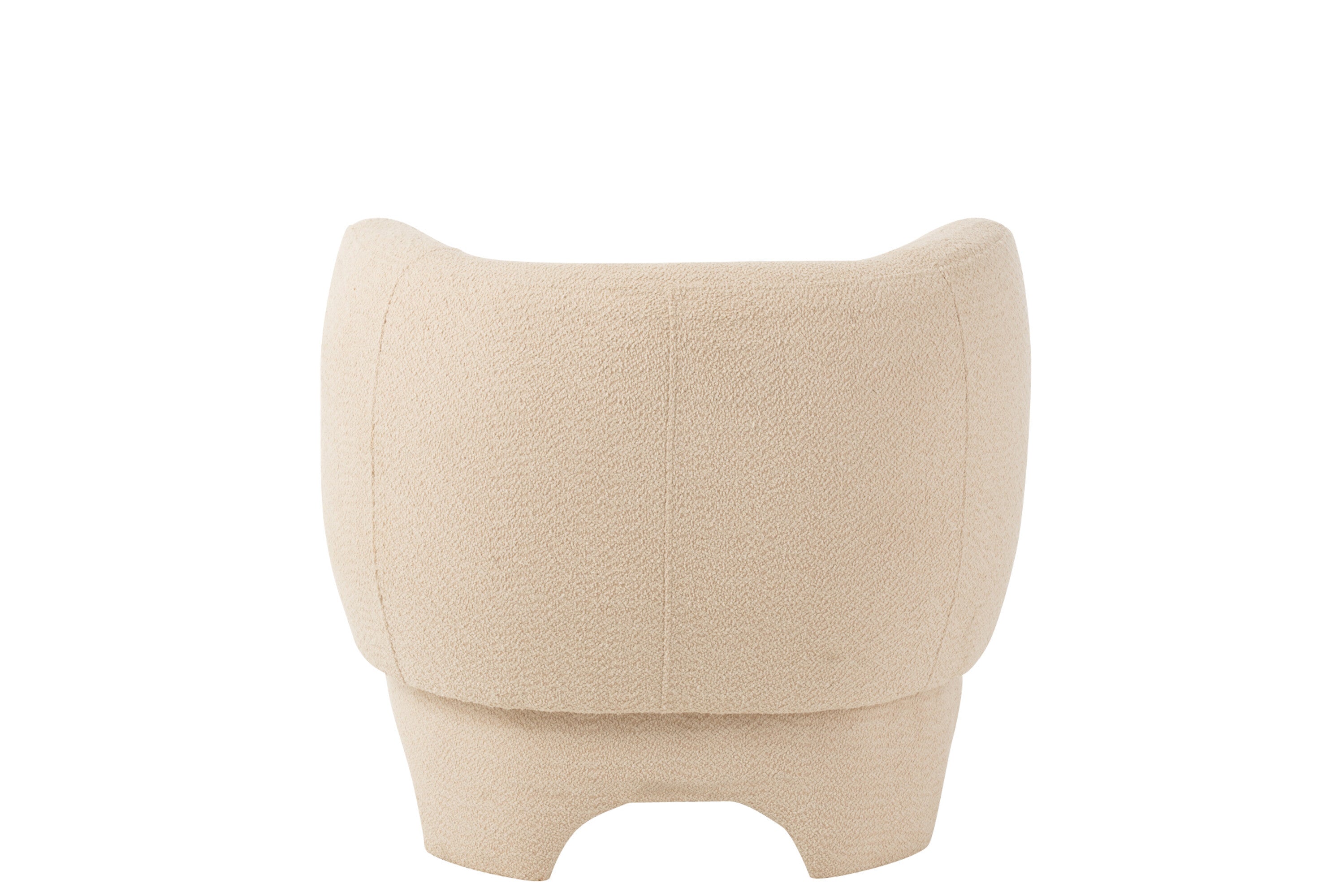 Zitplaats 1-Persoon Gebreid Textiel/Hout Wit