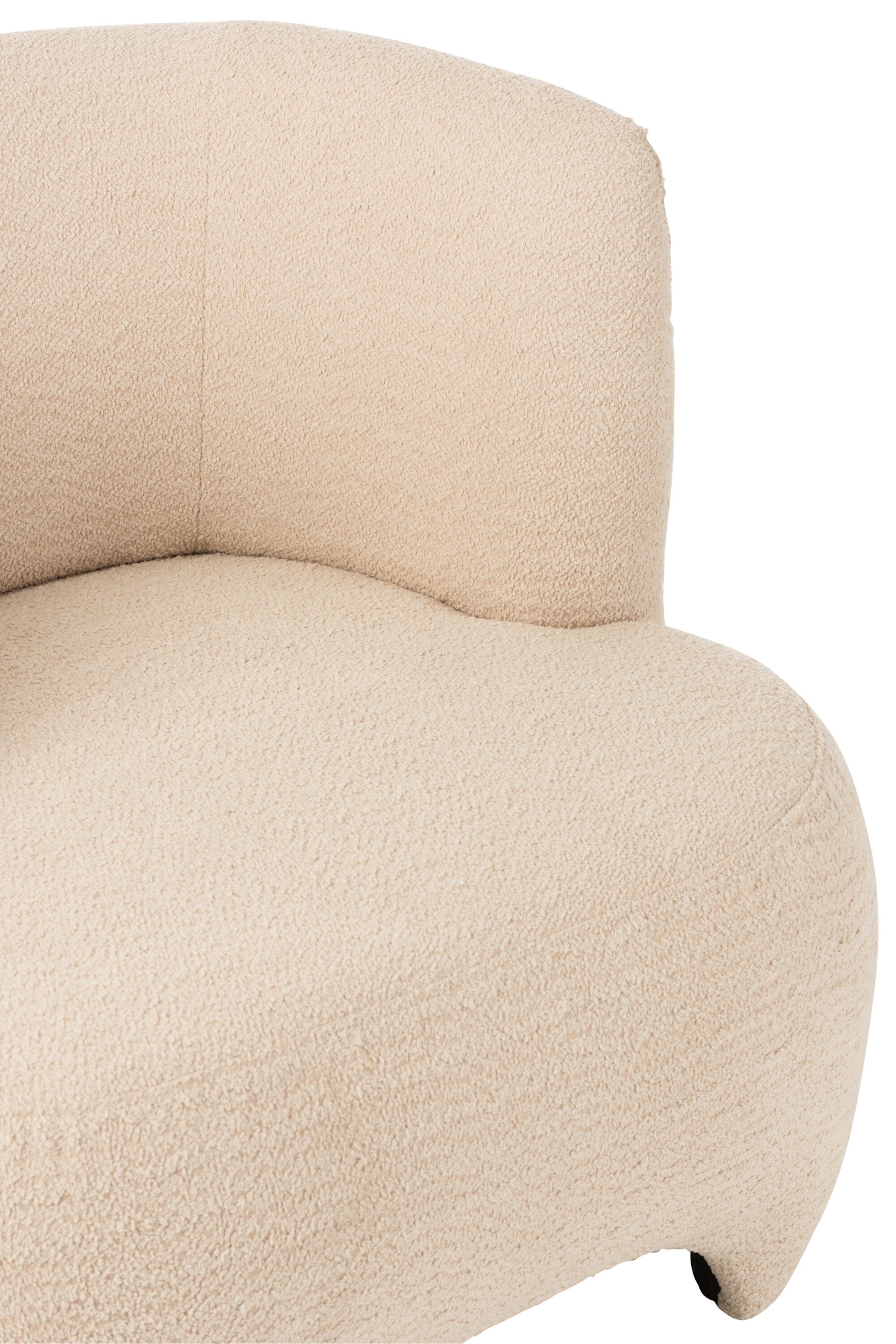 Zitplaats 1-Persoon Gebreid Textiel/Hout Wit
