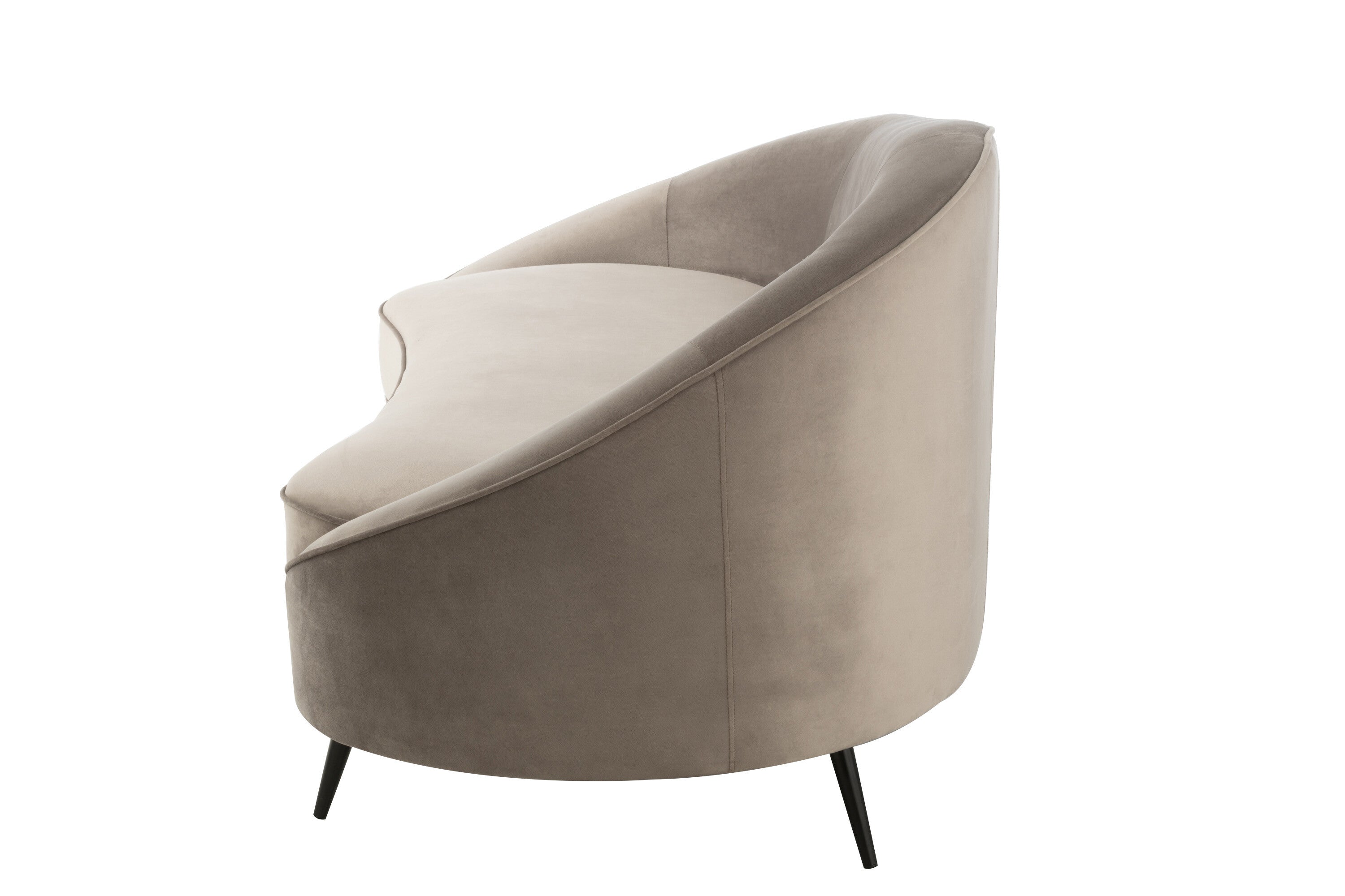 Bank Elisabeth Textiel Zilver