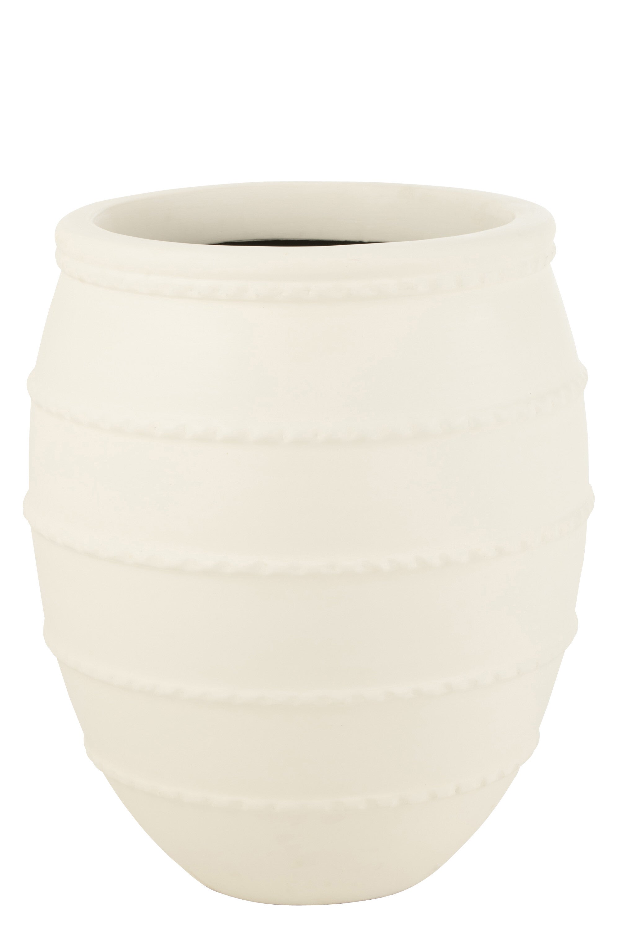 Bloempot Terracotta Wit
