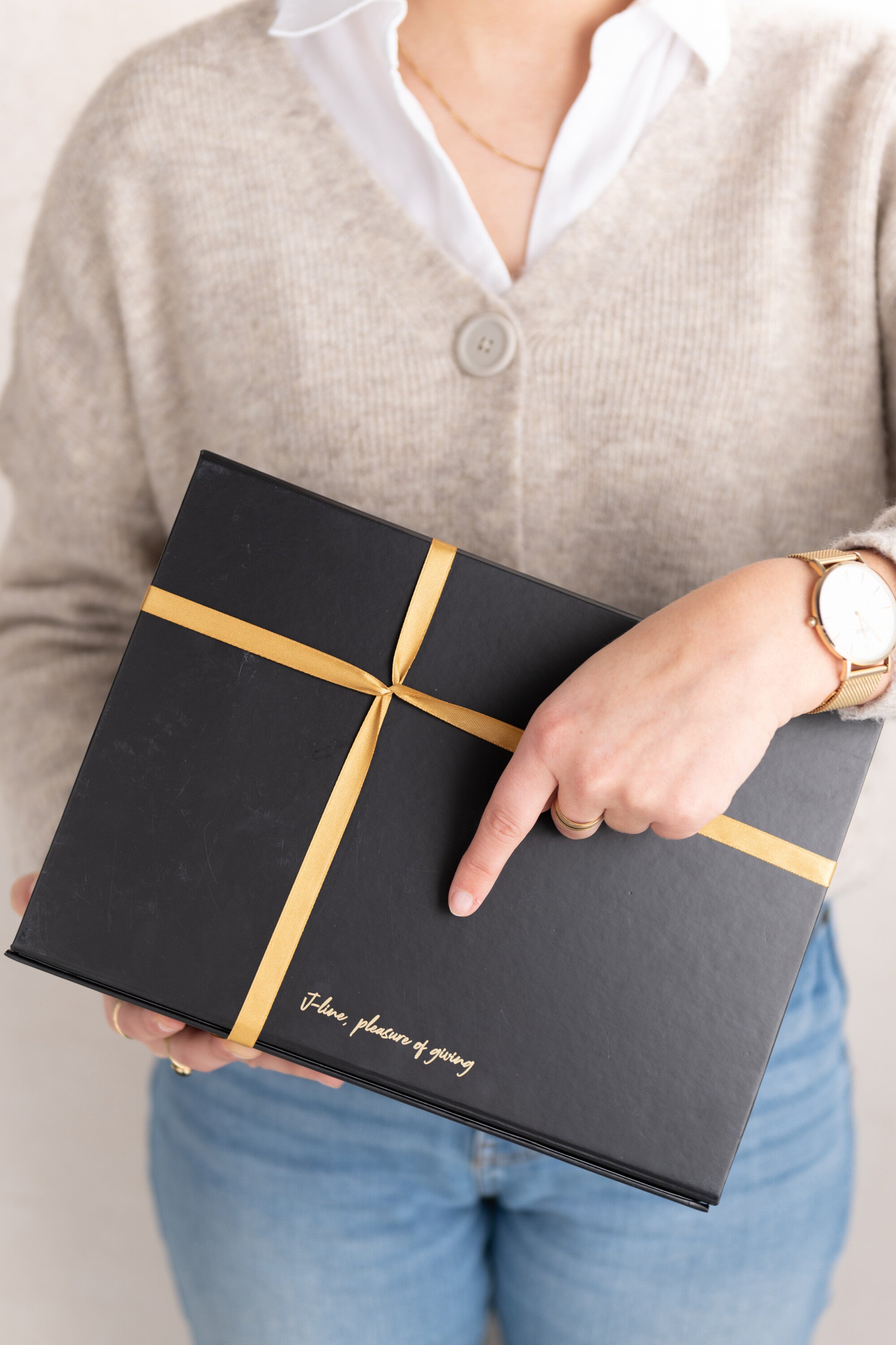 Cadeaubox J-Line Zwart S