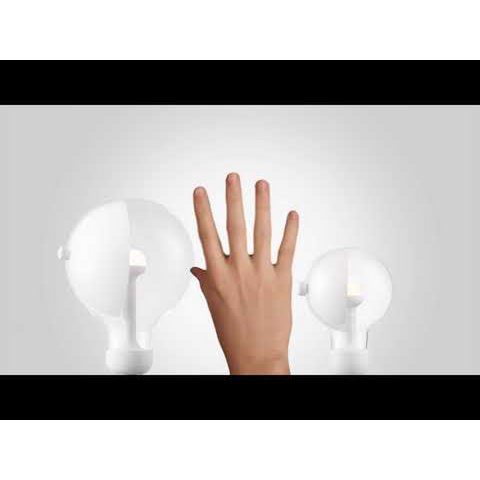 Hanglamp Move Me - Bumb Umbrella 5.5W 2700K zilver-wit