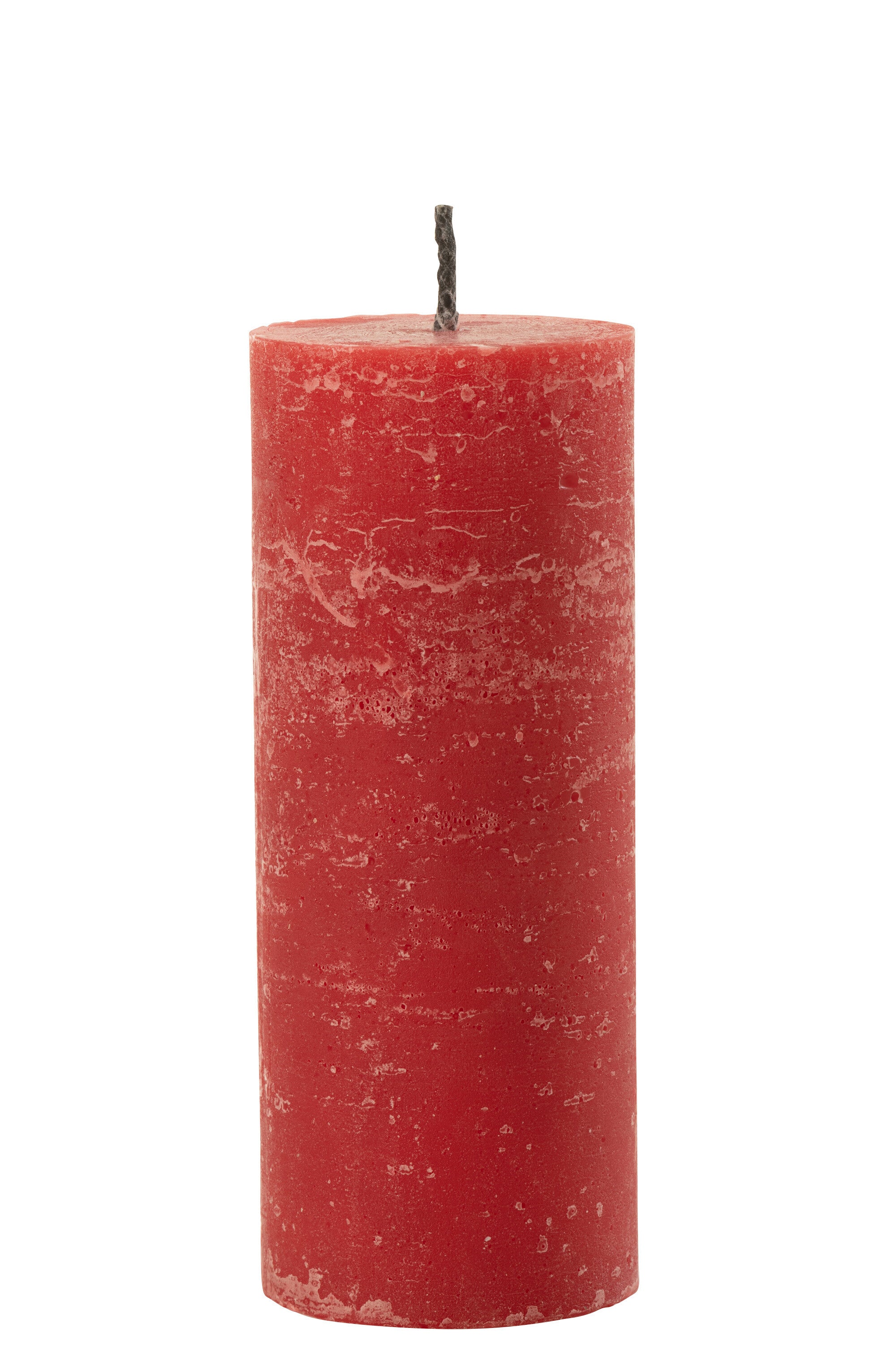 J-Line Buitenkaars Pilaar Paraffine Rood Large-45Uren