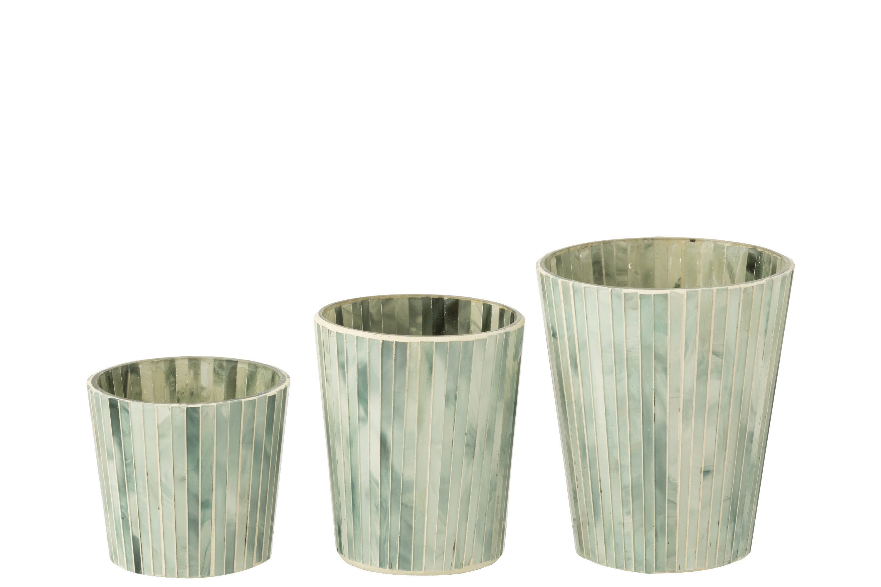 J-Line geurkaars Noa Seaside Bliss - wass - lichtblauw - large - 75U