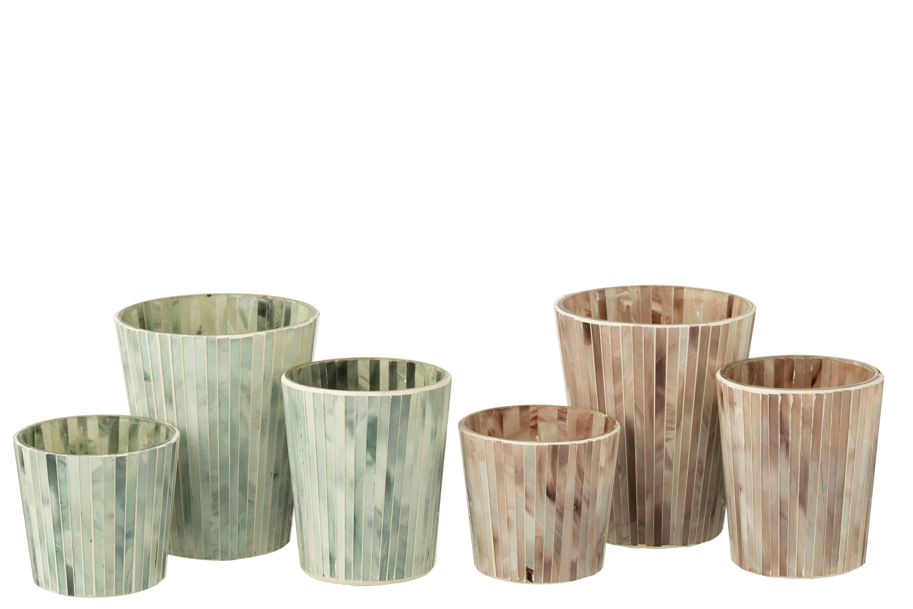 J-Line geurkaars Noa Seaside Bliss - wass - lichtblauw - large - 75U