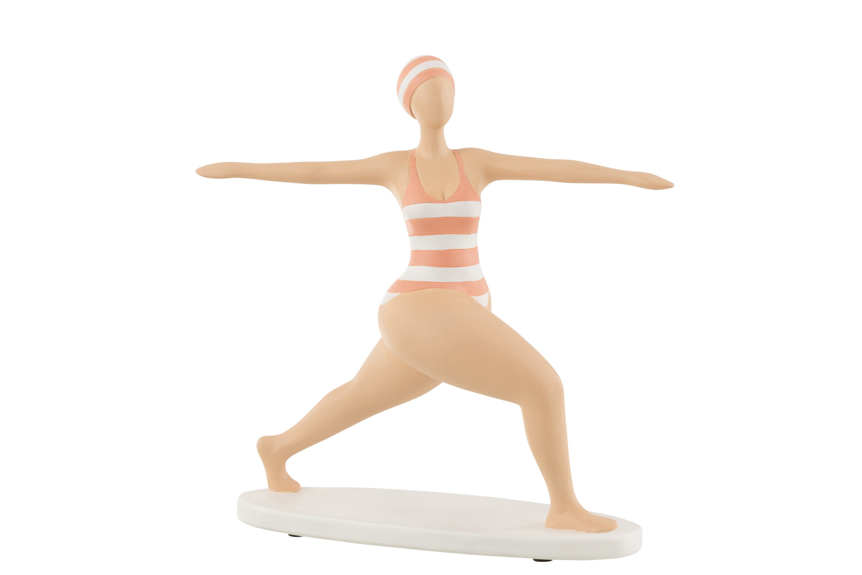 Vrouw Yoga Stretch Poly Oranje