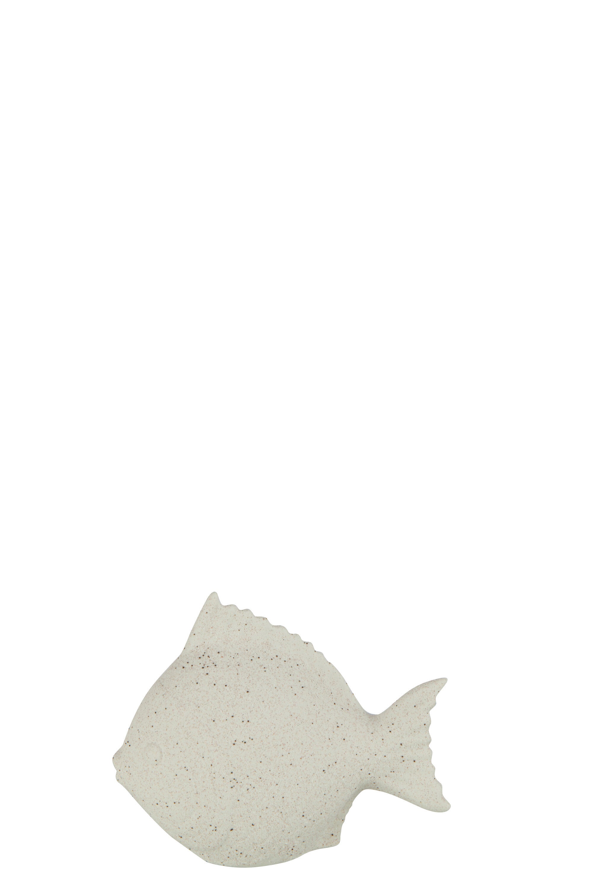 Vis Details Zand Glazuur Porselein Wit Small