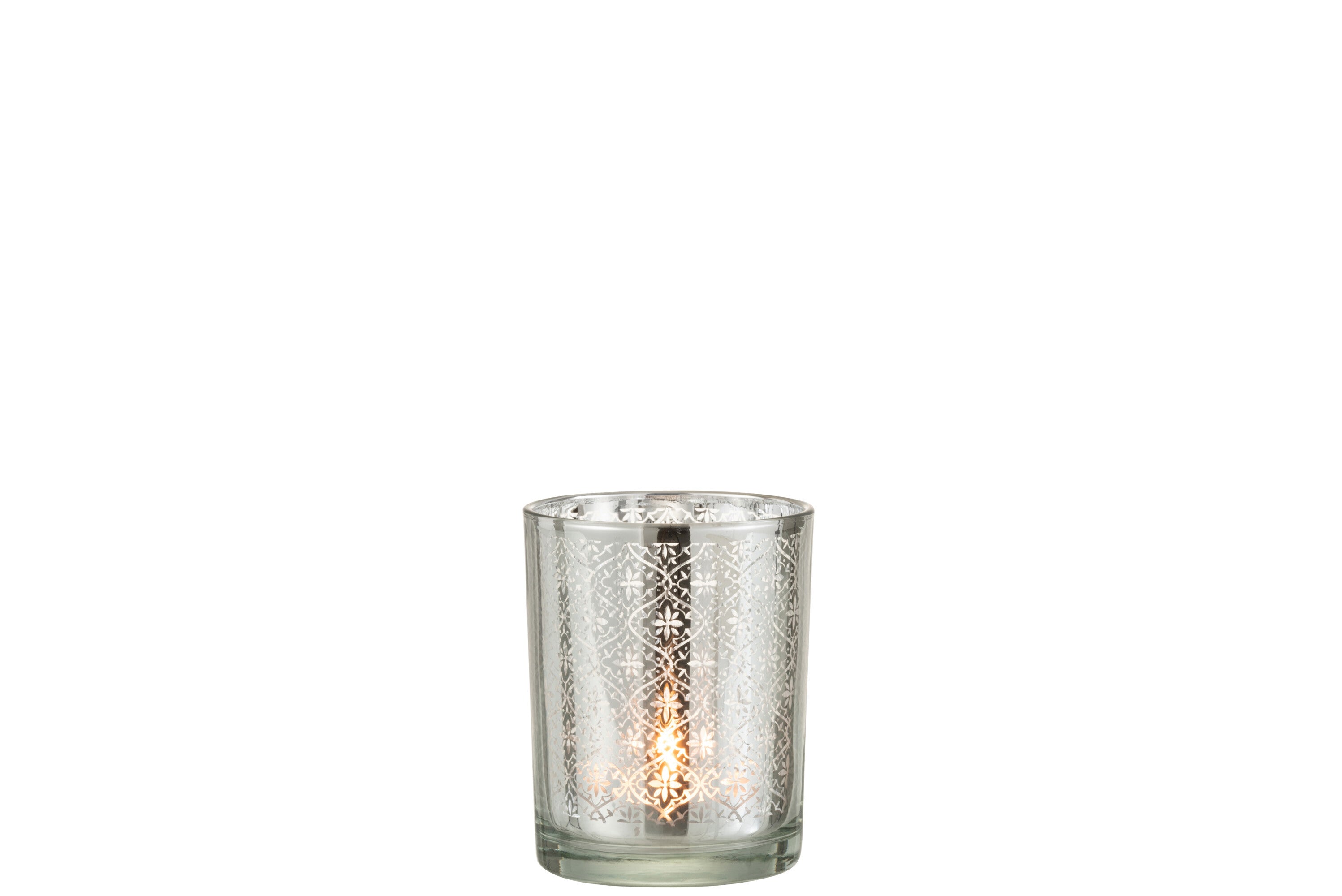 Orkaan Oosters Glas Zilver Klein