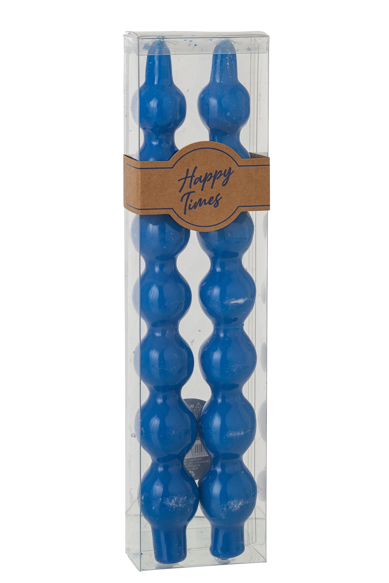 J-Line Doos 2 Kaars Kalebas Blauw-5H