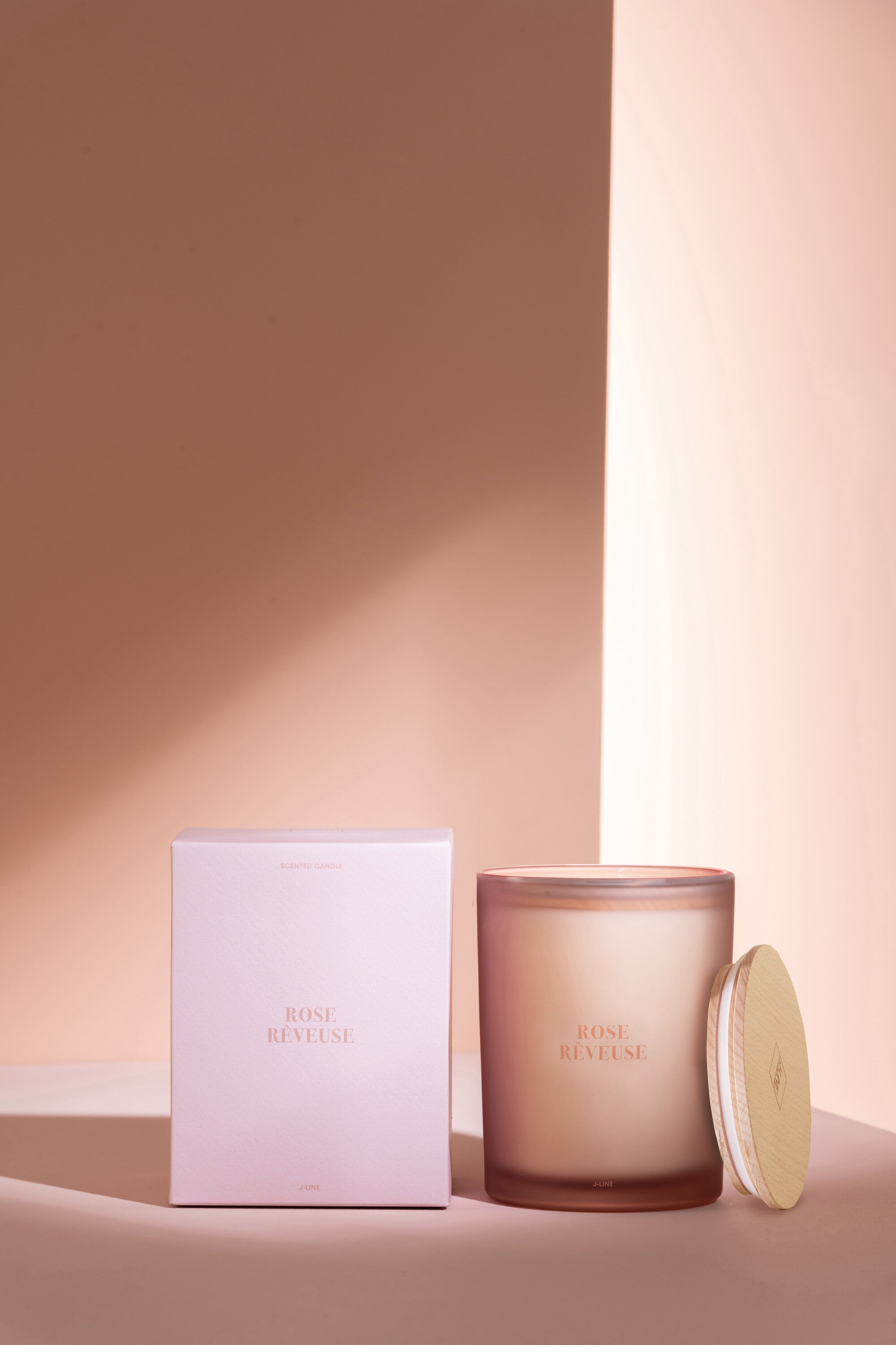 J-Line Geurkaars Accords Essentiels Rose Rêveuse-52H