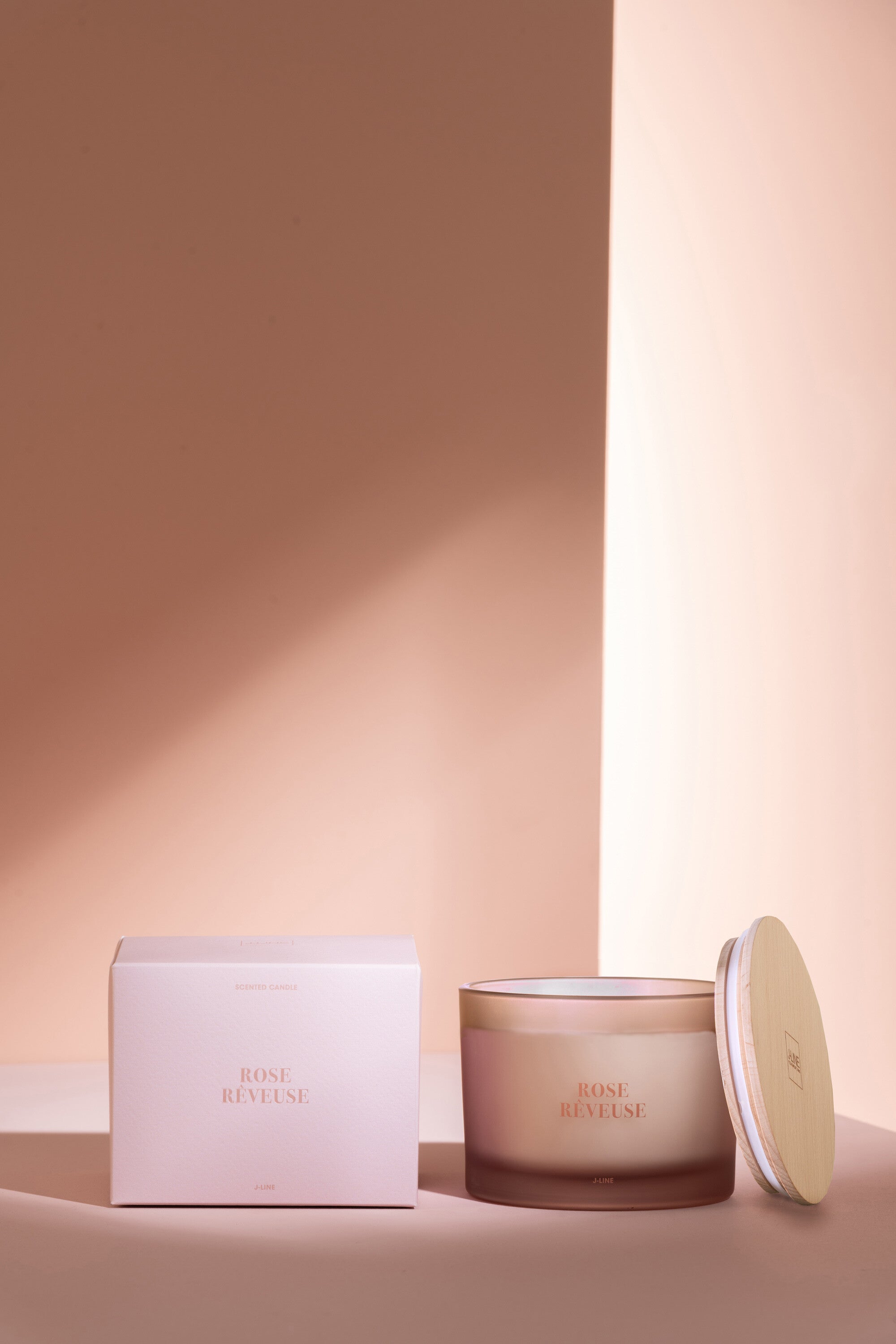 J-Line Geurkaars Accords Essentiels Rose Rêveuse-28H