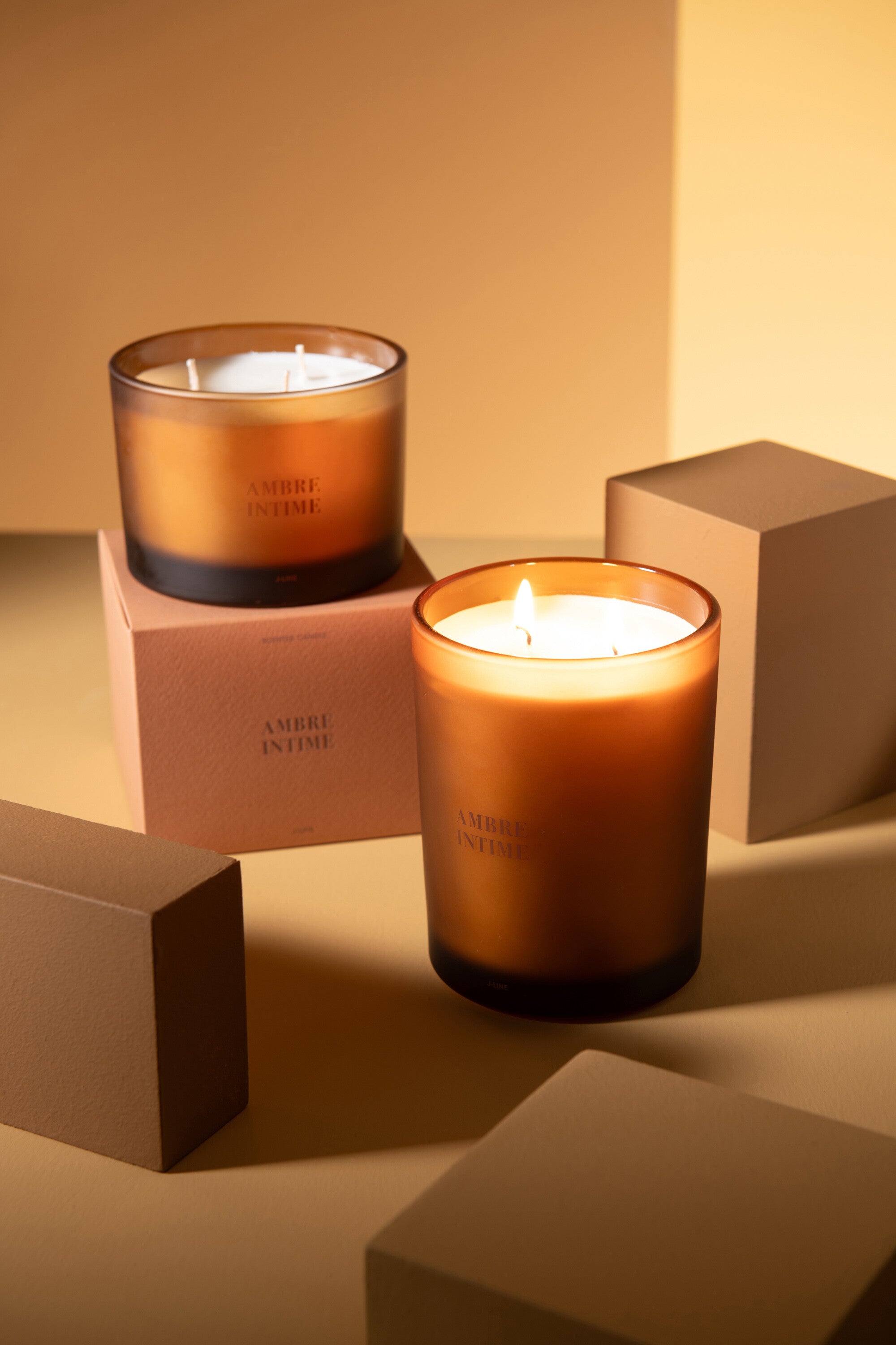 J-Line Geurkaars Accords Essentiels Ambre Intime-52H