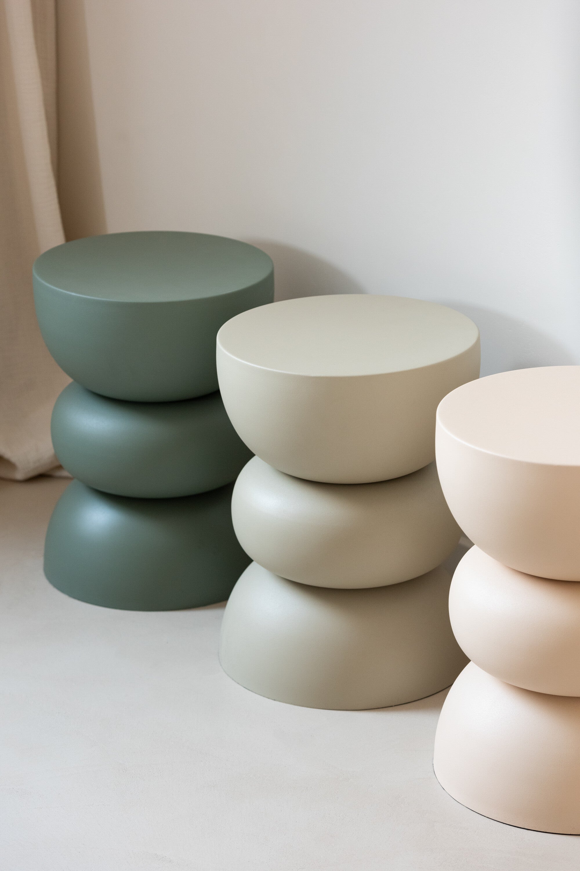 Bijzettafel Lise IJzer Beige