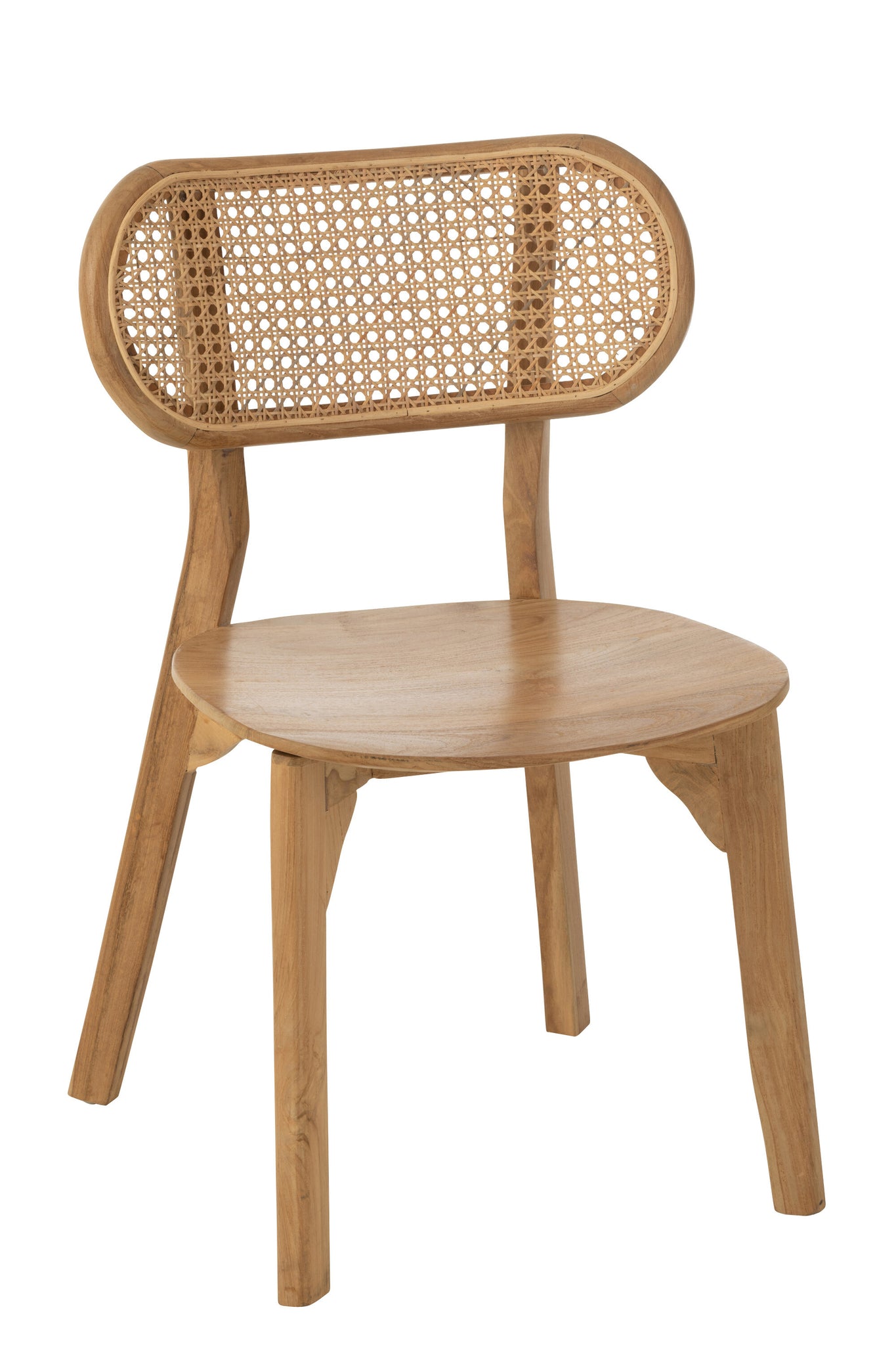 Stoel Peanut Teak Wood Natural