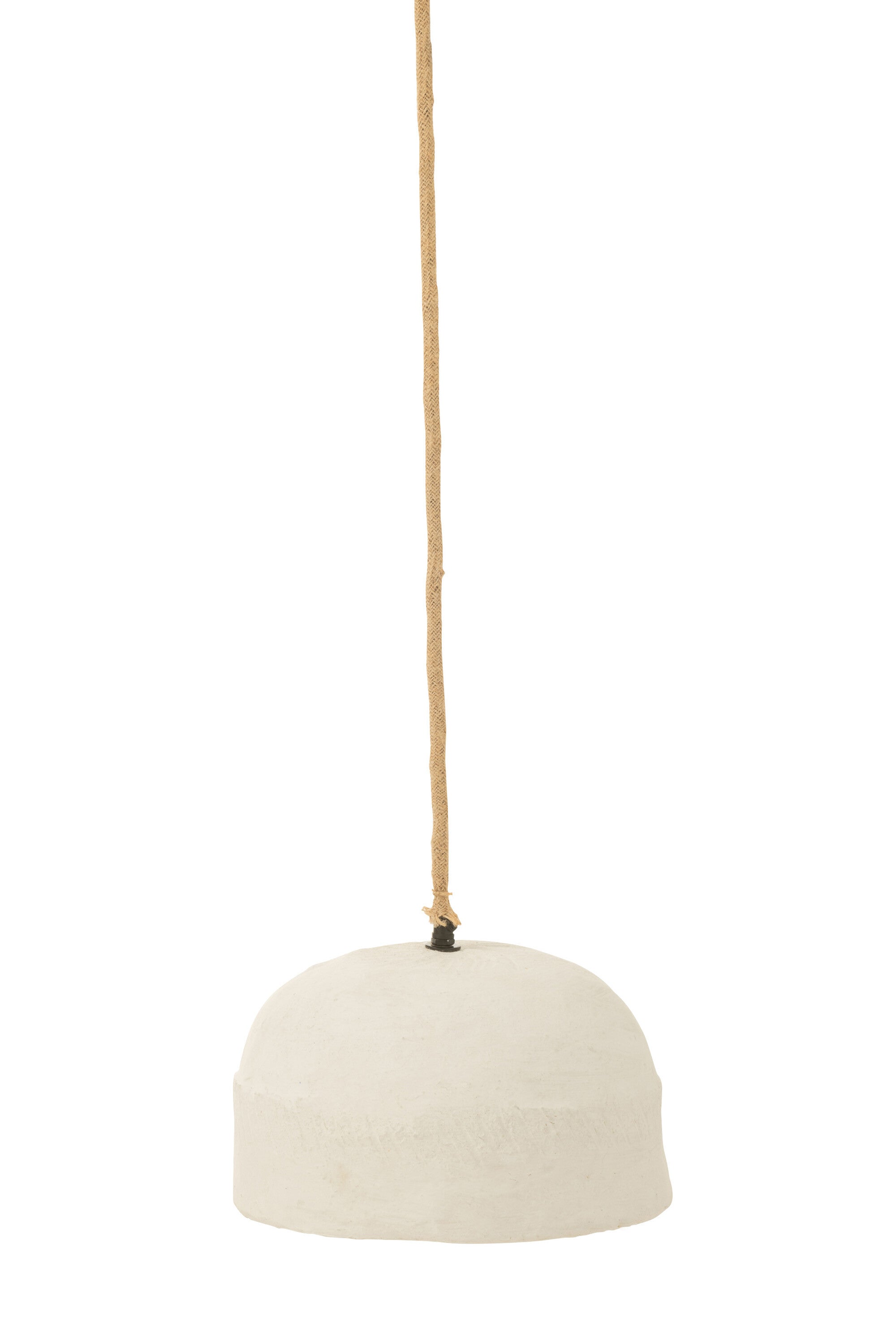 J-Line Belvivere Hanglamp Cup Papier Mache Wit Large