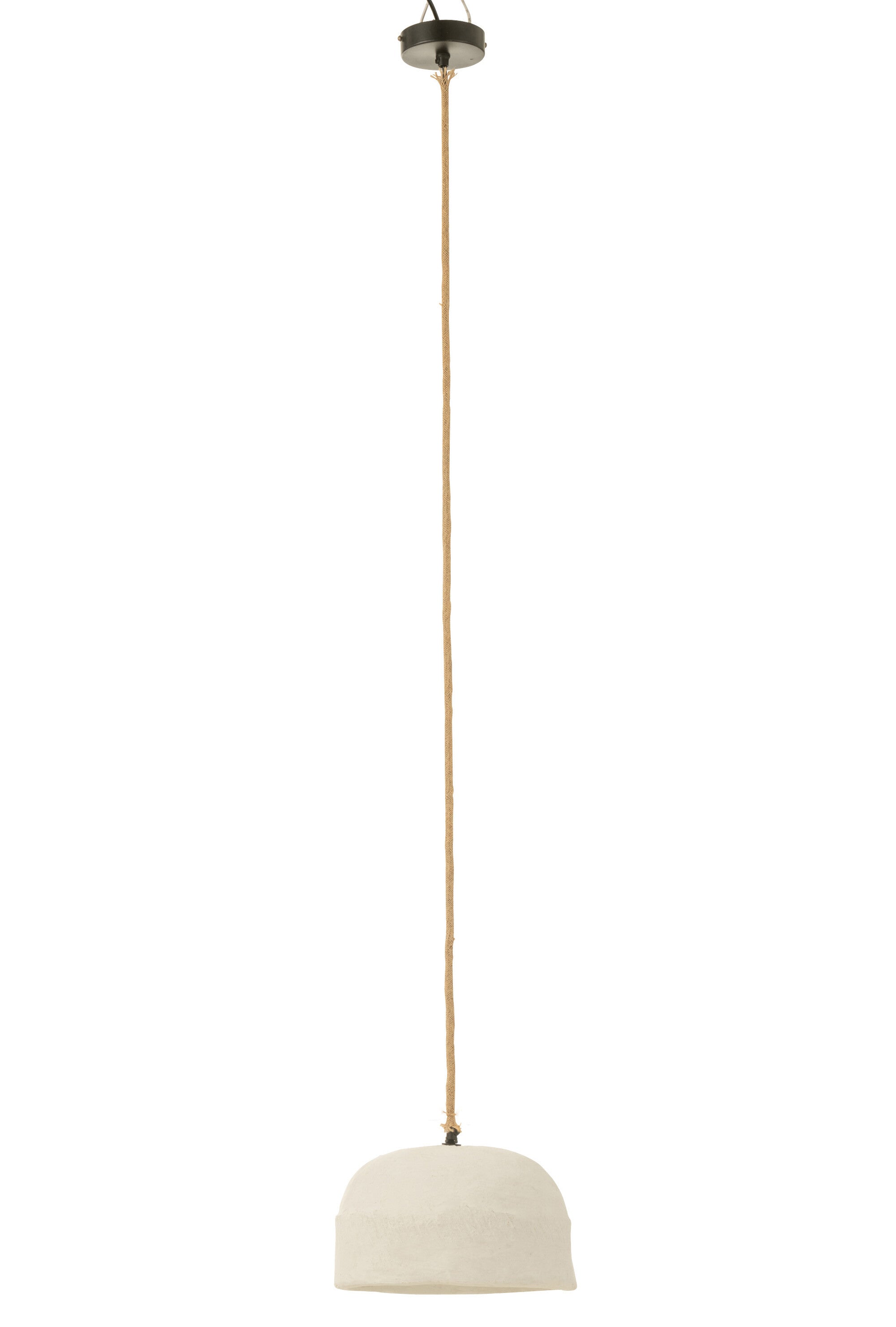 J-Line Belvivere Hanglamp Cup Papier Mache Wit Large