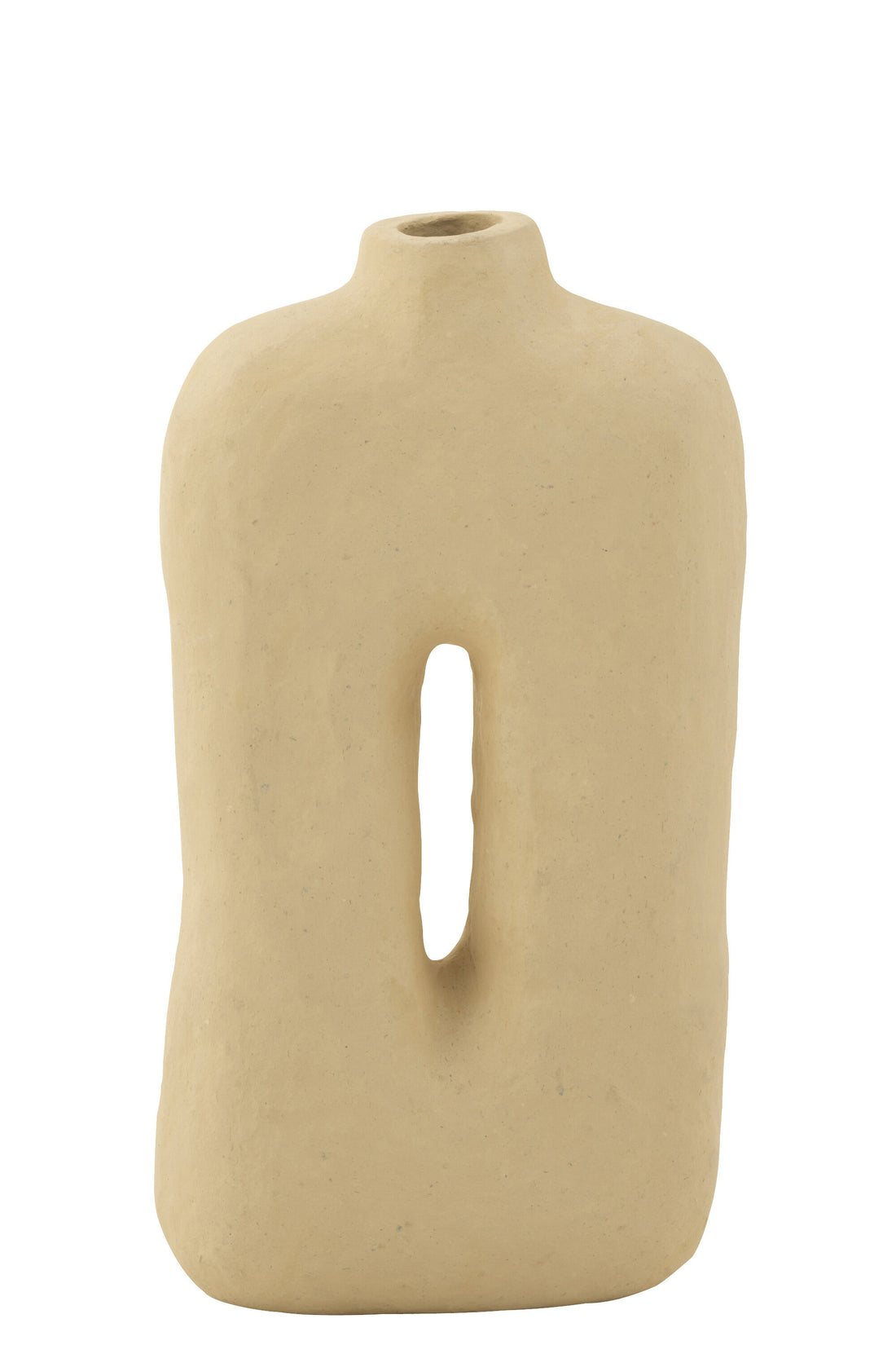 Pot Vierkant Papier Maché Natuurlijk