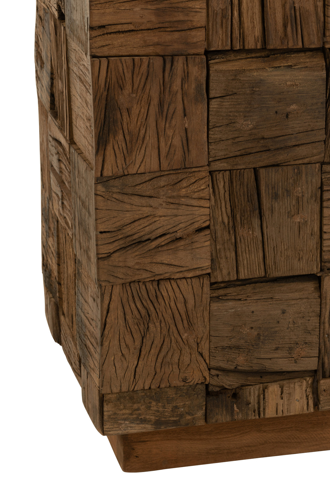 J-Line sokkel - hout - naturel - small