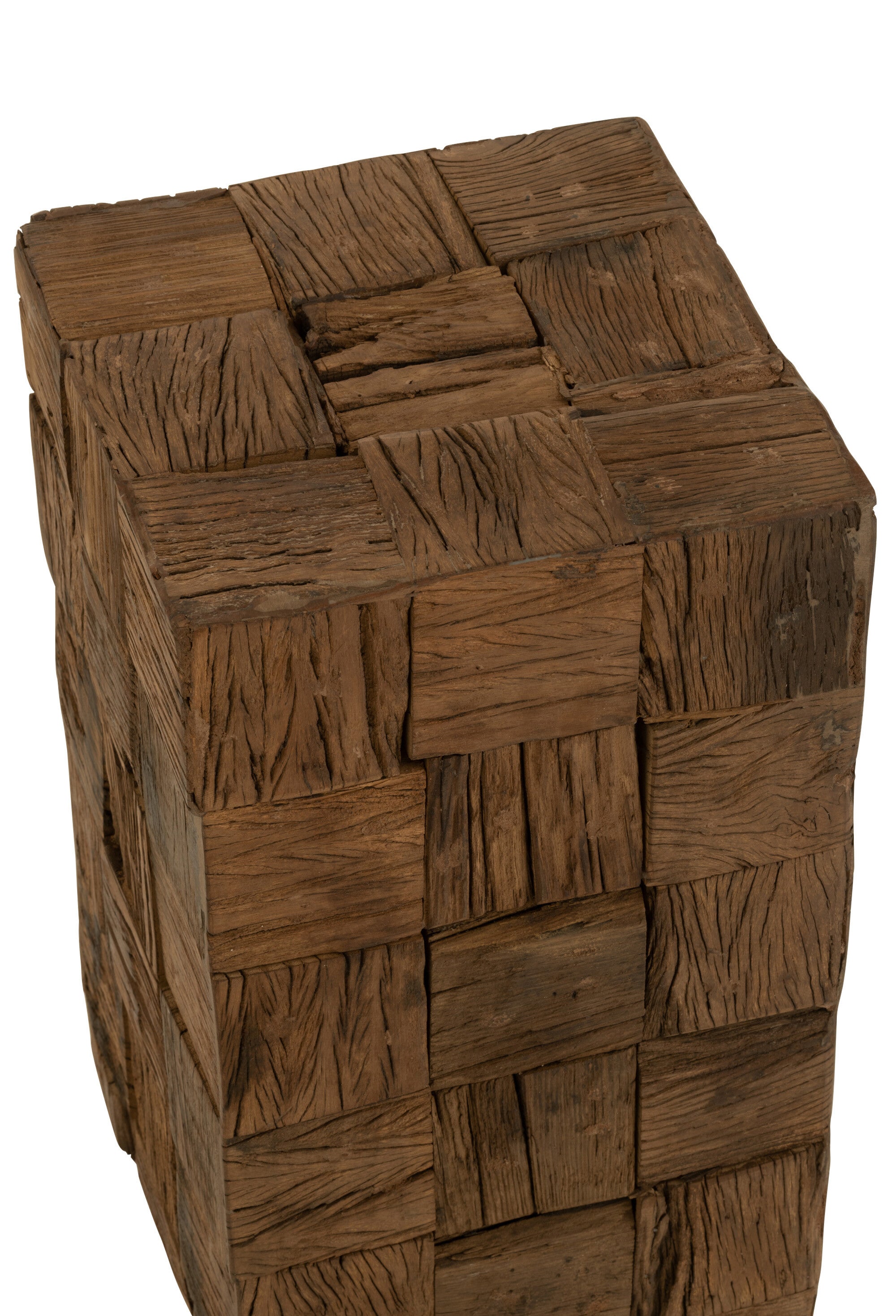 J-Line sokkel - hout - naturel - small