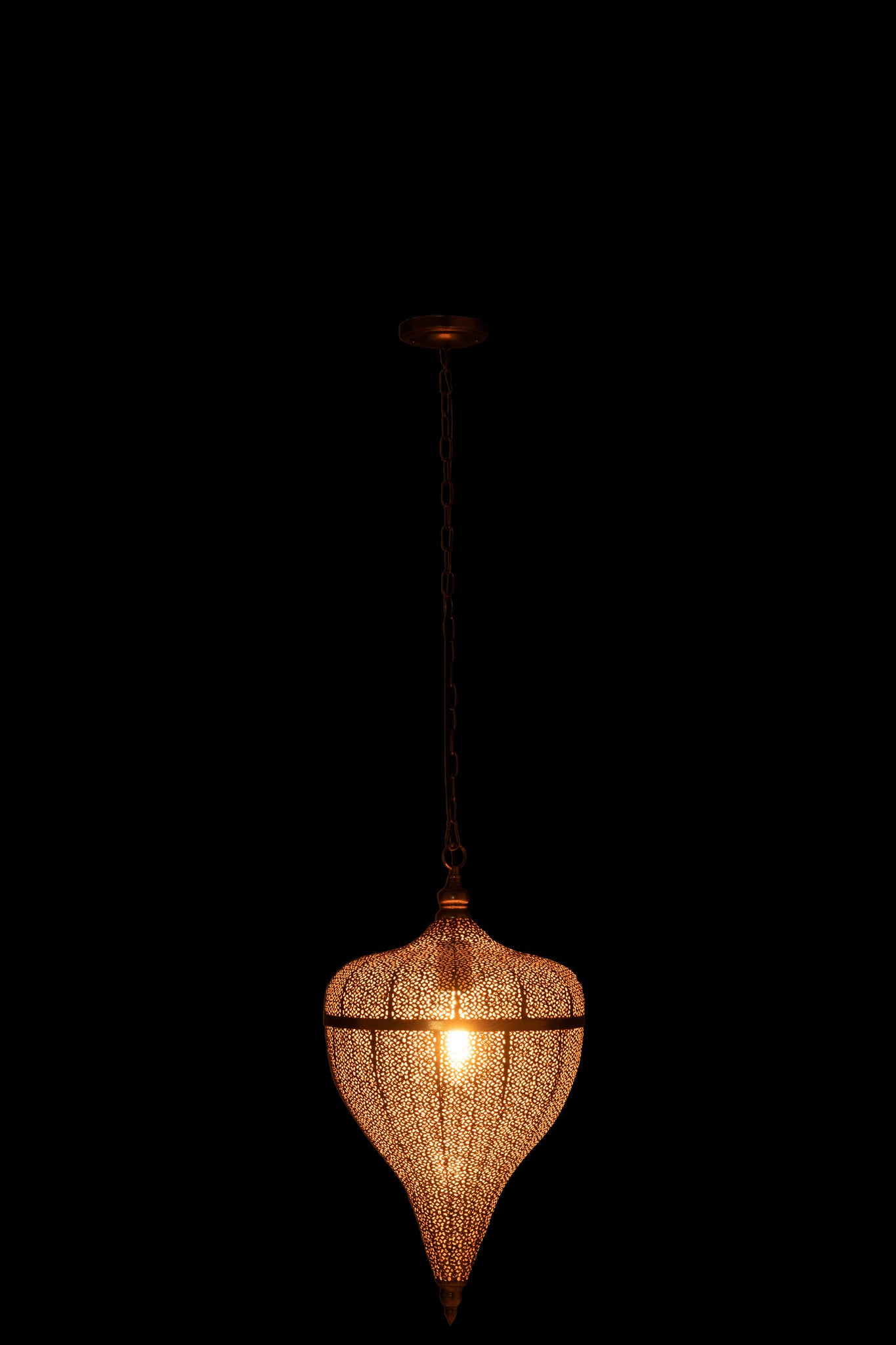 J-Line Belvivere Druppel Hanglamp Metaal Goud Large
