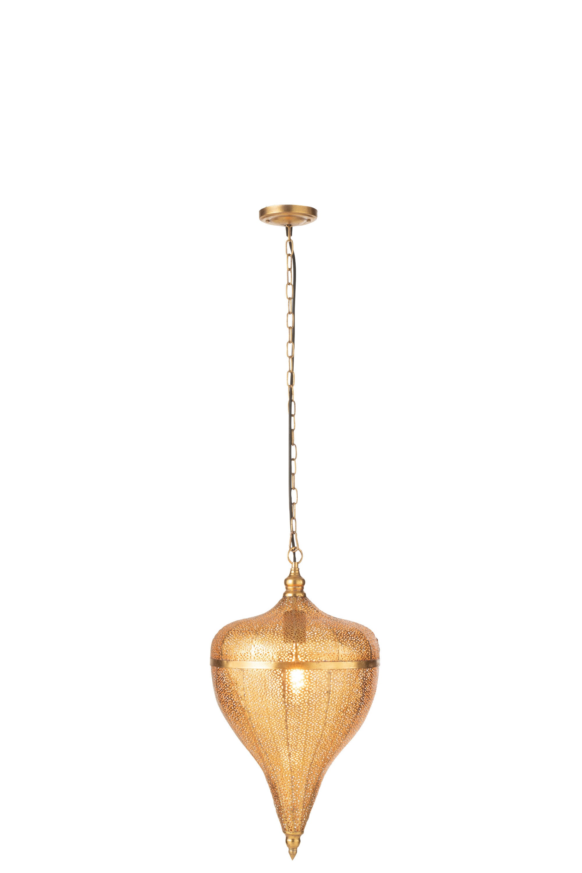 J-Line Belvivere Druppel Hanglamp Metaal Goud Large