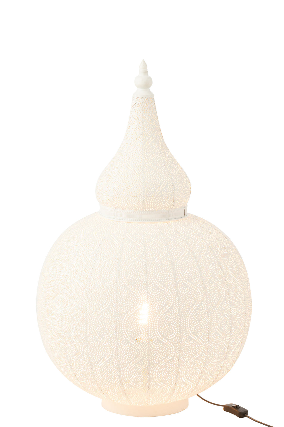 J-Line Lamp Aladin Metaal Wit groot