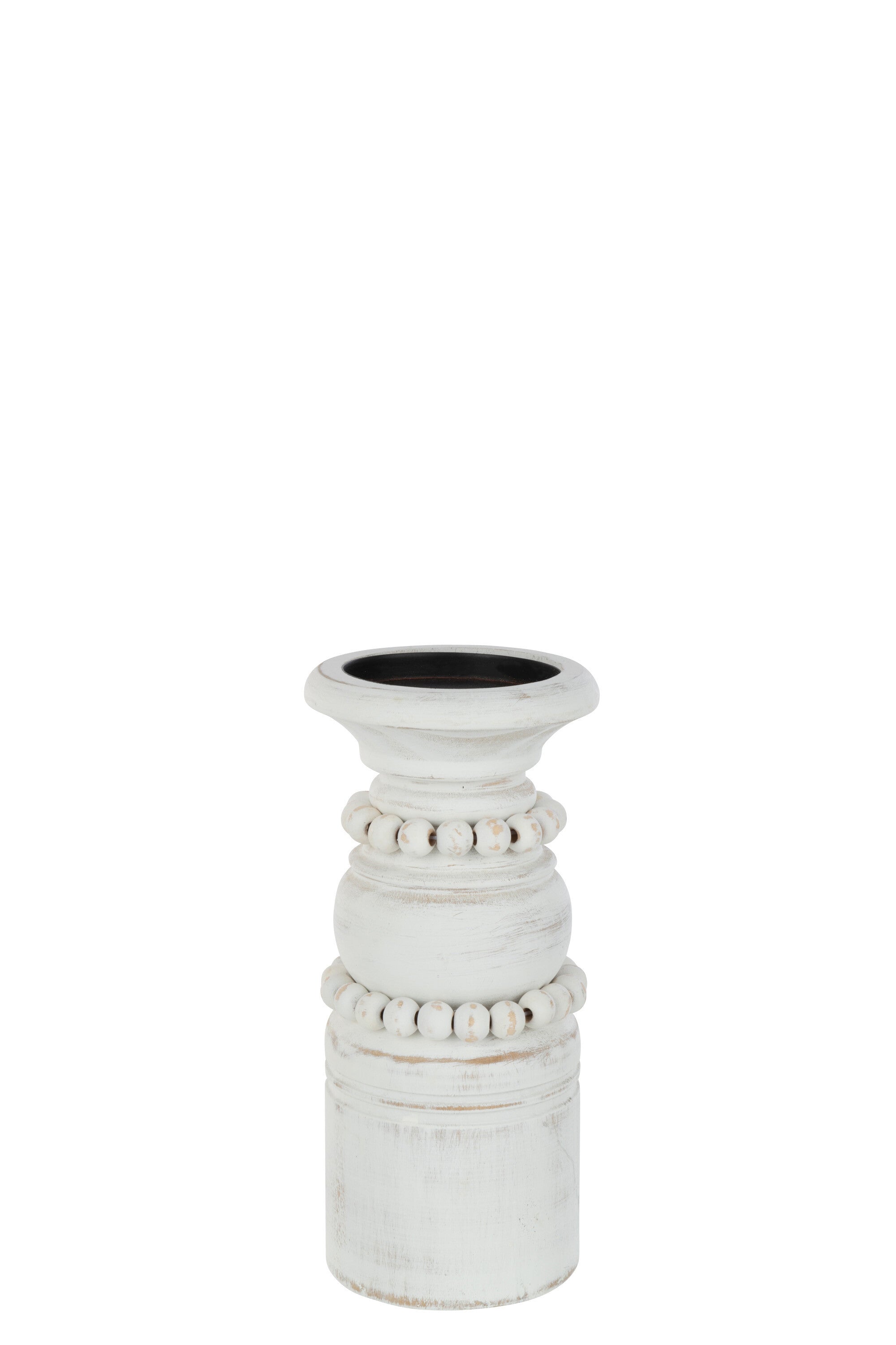 J-Line kaarshouder Pila metaal - wit - large