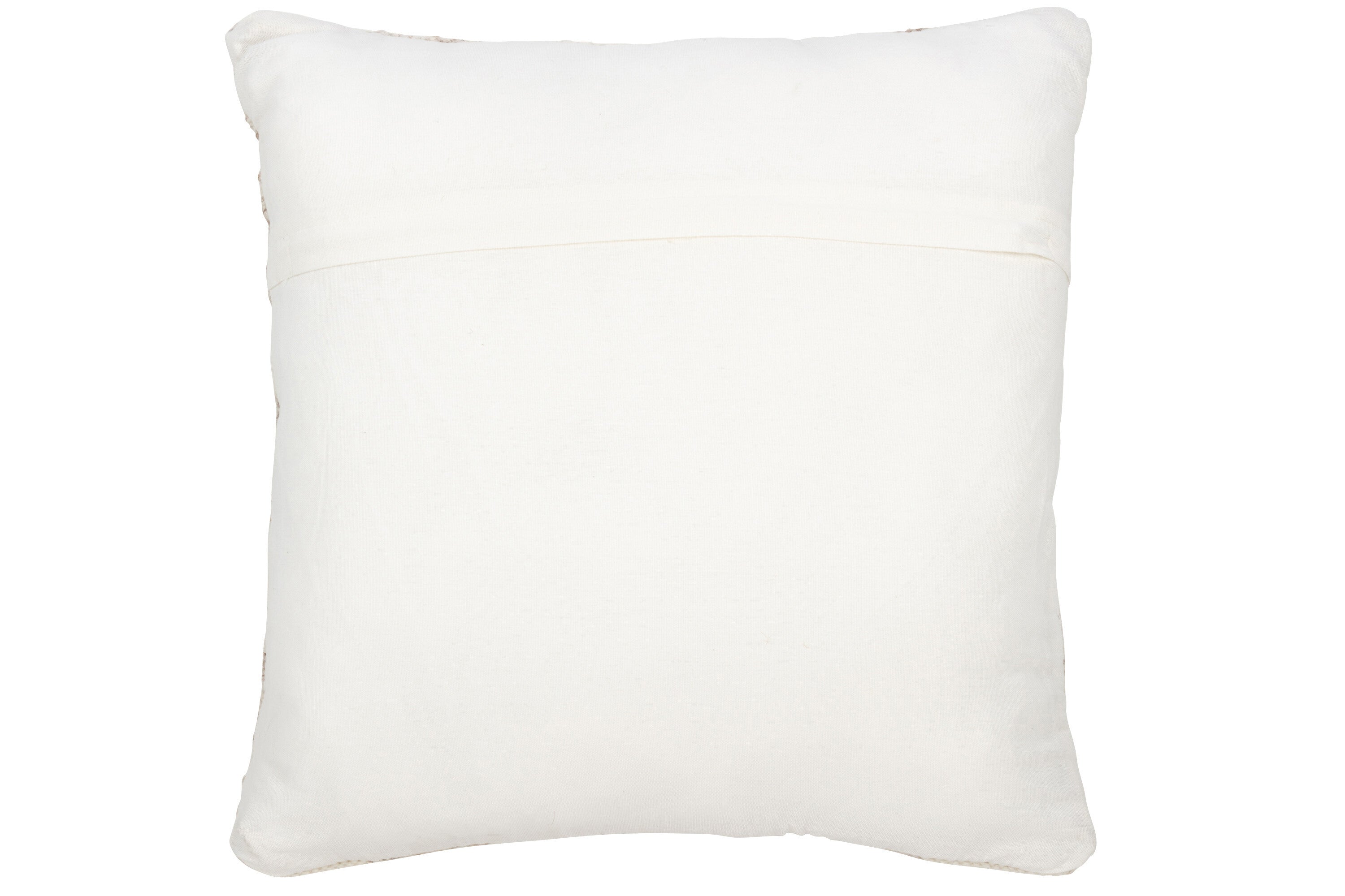 J-Line Kussen Etnisch Kruis Wol/Katoen Creme/Beige