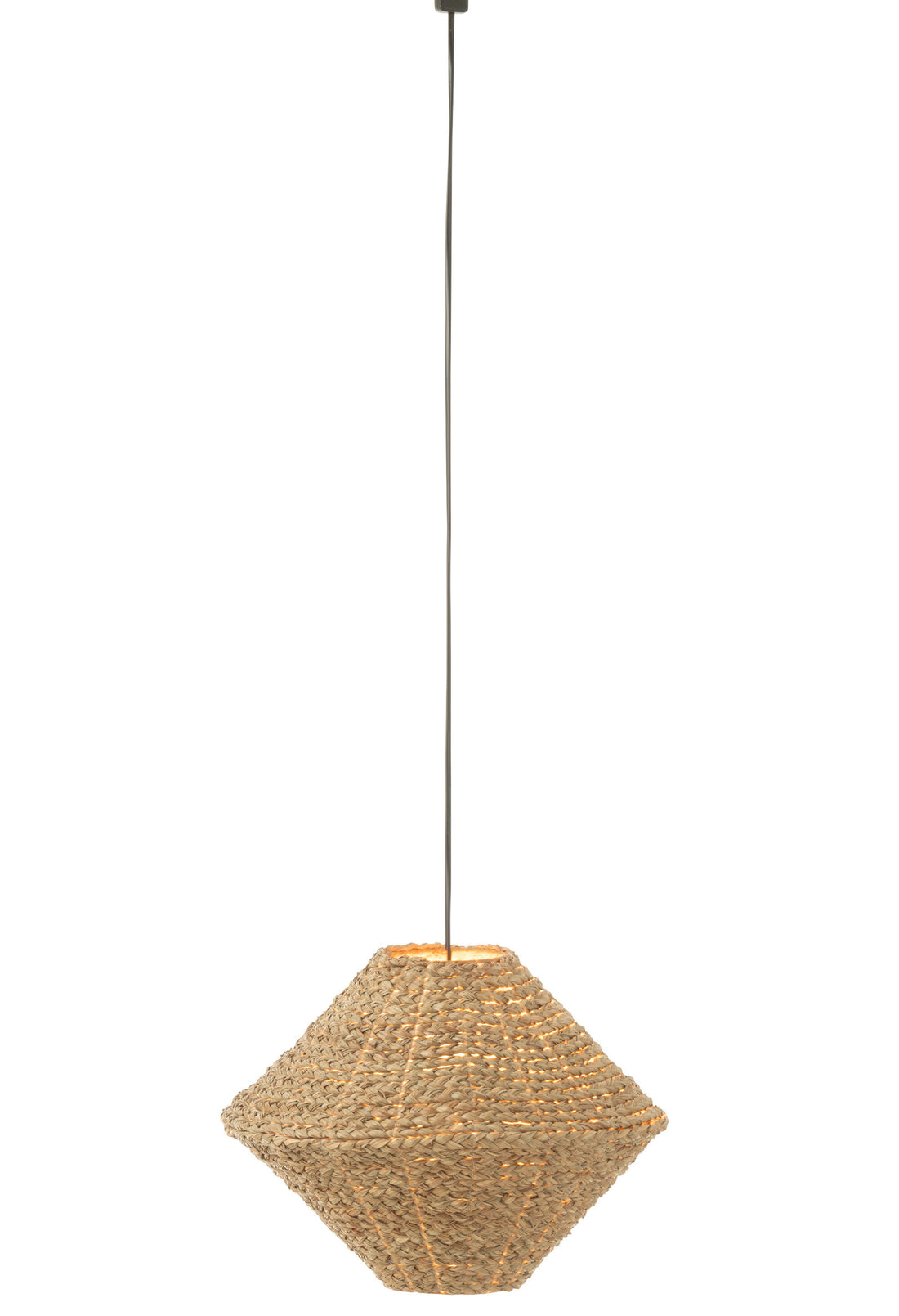 J-Line Hanglamp Ufo Zeegras Naturel Small