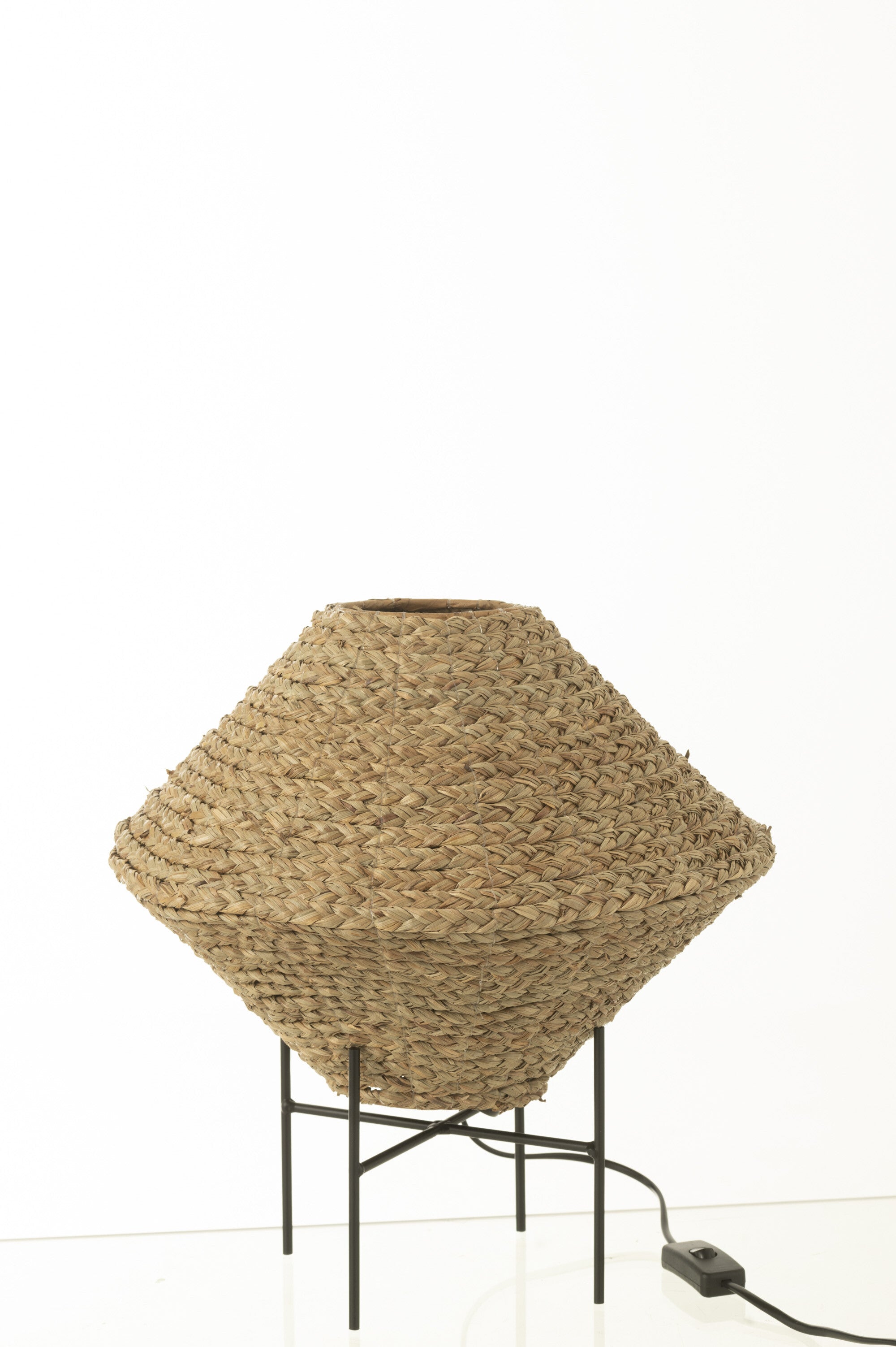 J-Line Hanglamp Ufo Zeegras Naturel Small