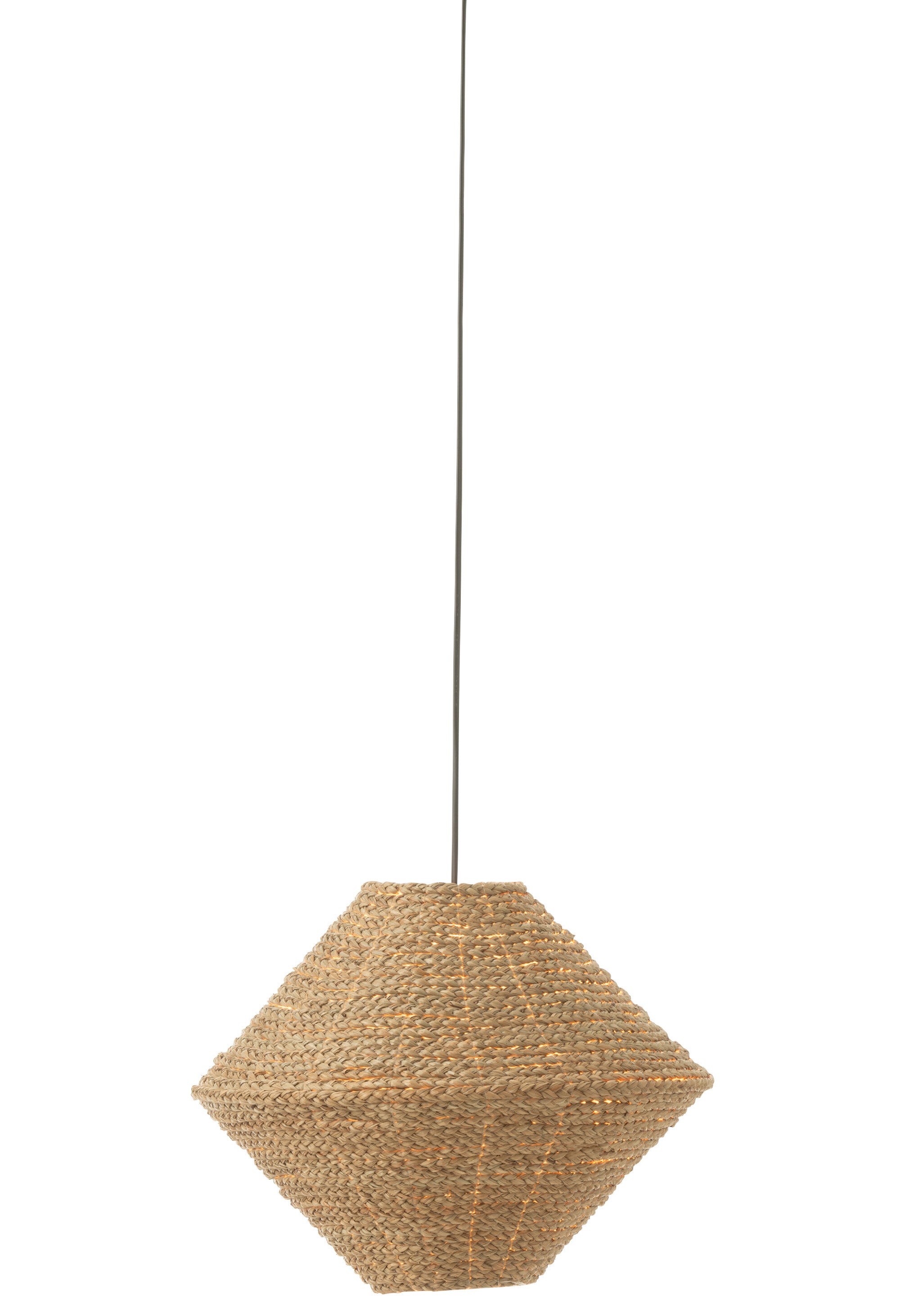 J-Line Hanglamp Ufo Zeegras Naturel Large