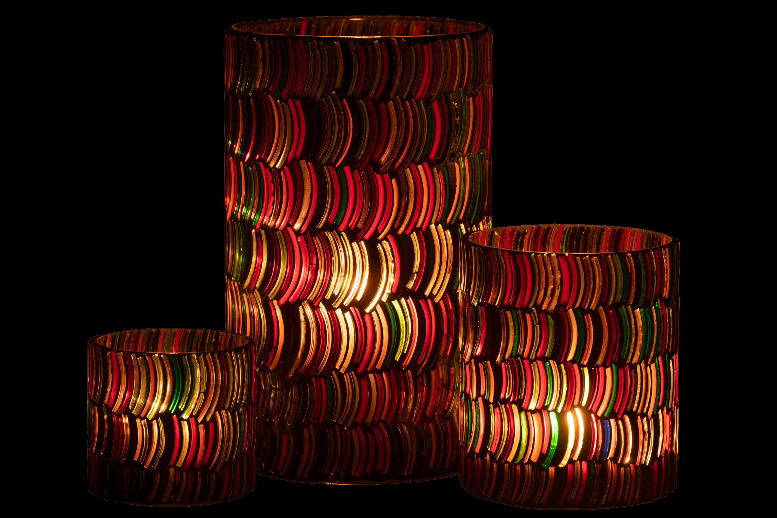 HURRICANE MOSAIC CURVE GLAS MIX GROOT