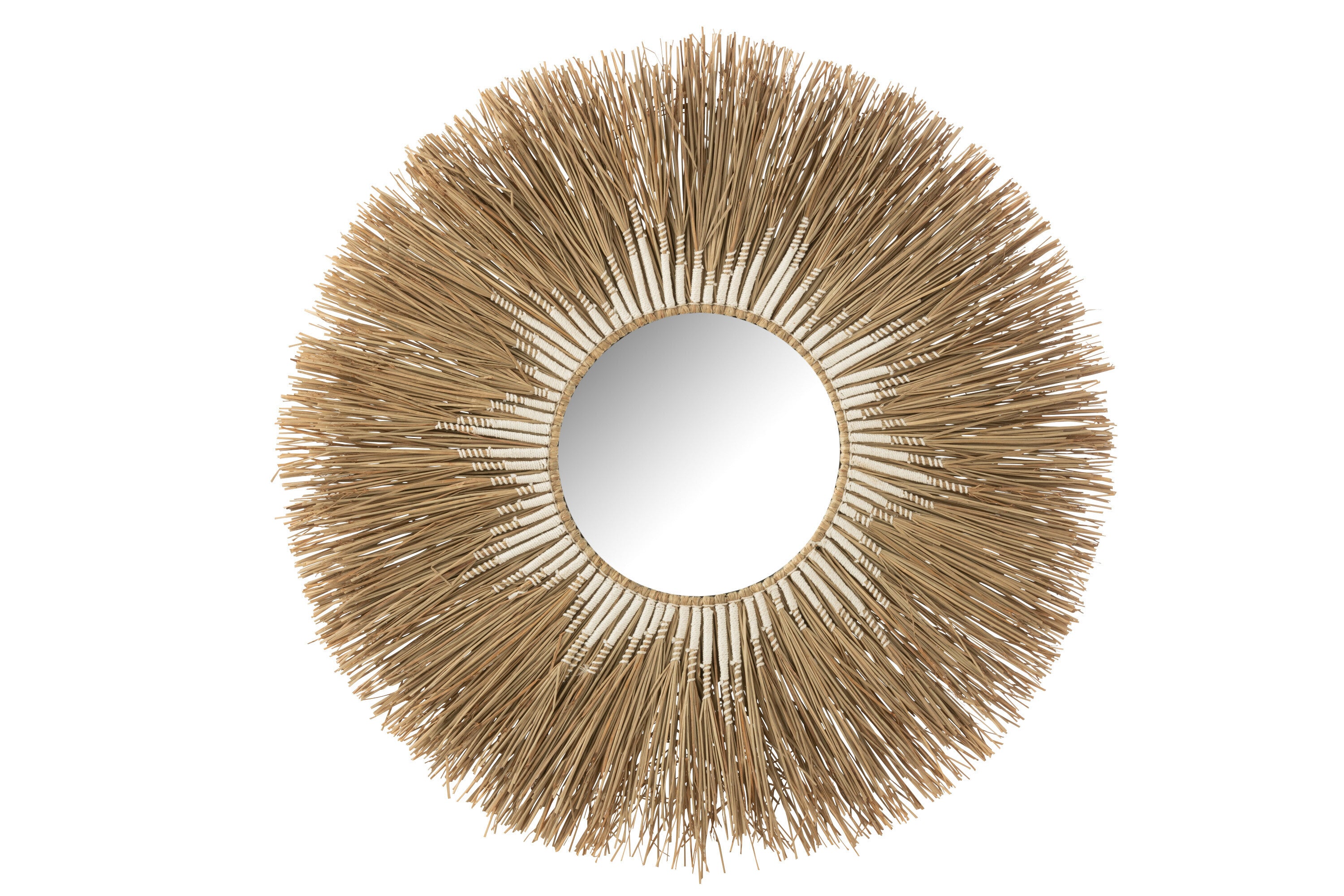 Spiegel Melissa Stro Natuur/Wit Groot