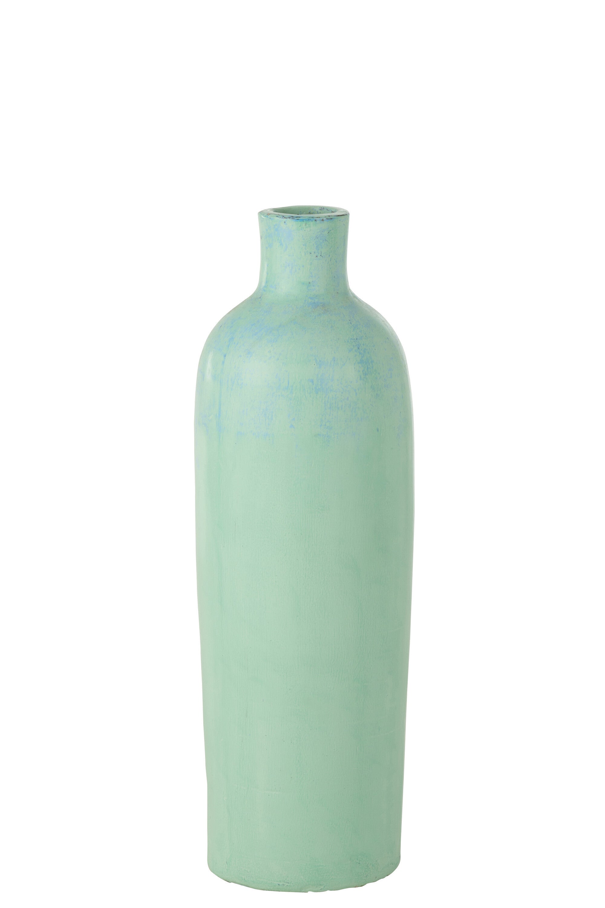 J-Line Vaas Justine Terracotta Blauw Medium