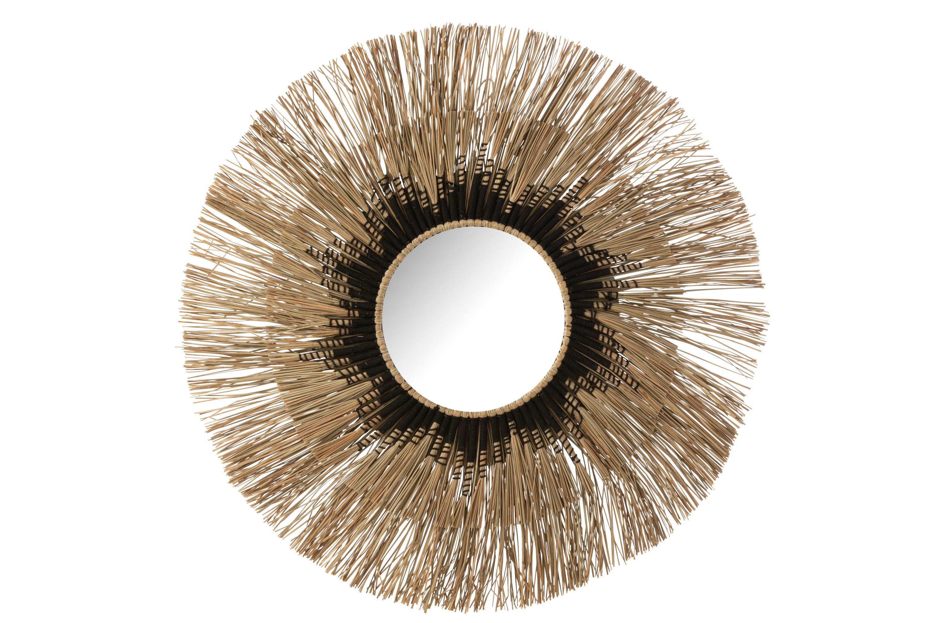 Spiegel Melissa Stro Natuur/Zwart Groot