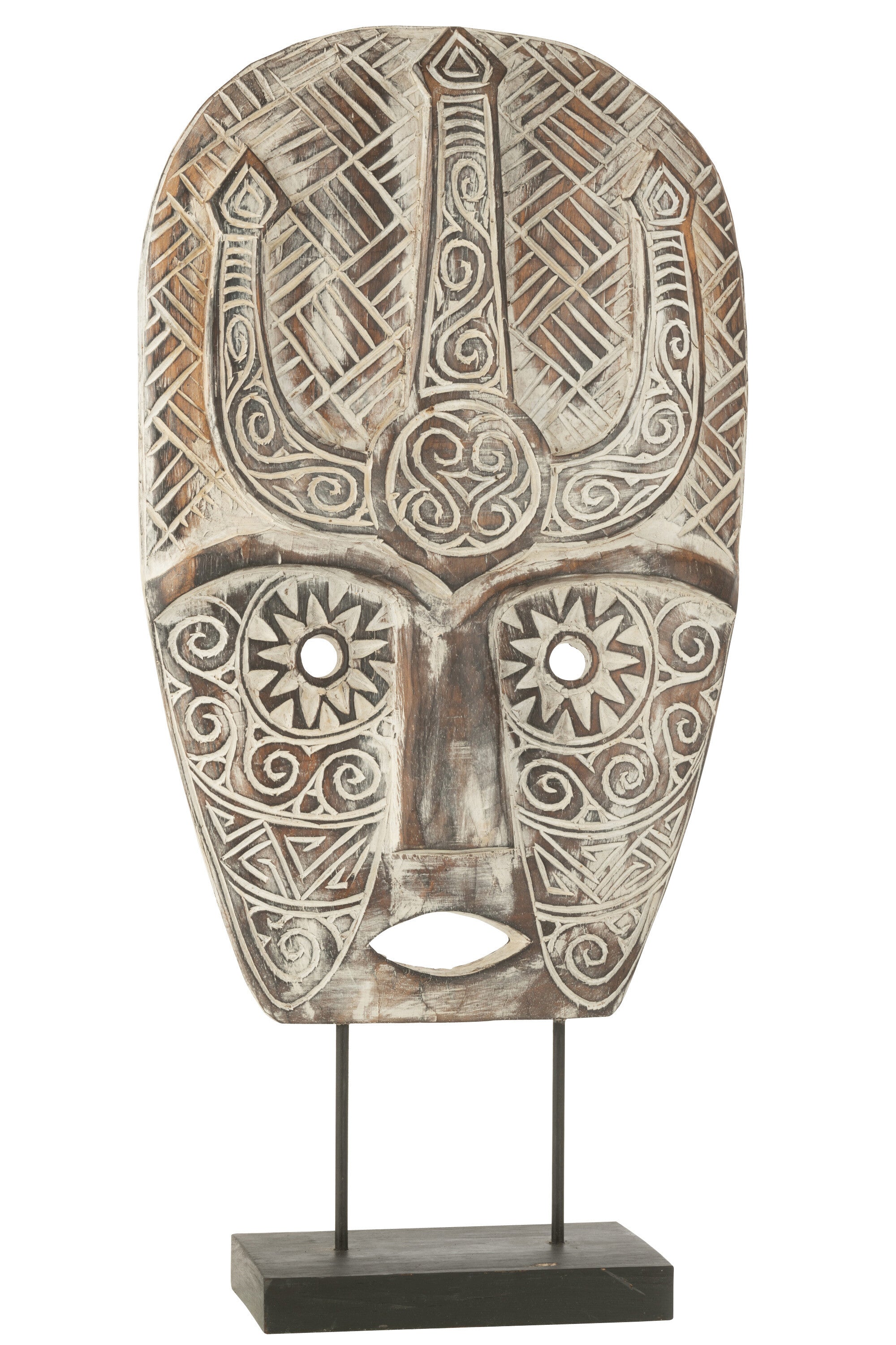 J-Line Masker Op Voet Zihao Albasiahout Natuur