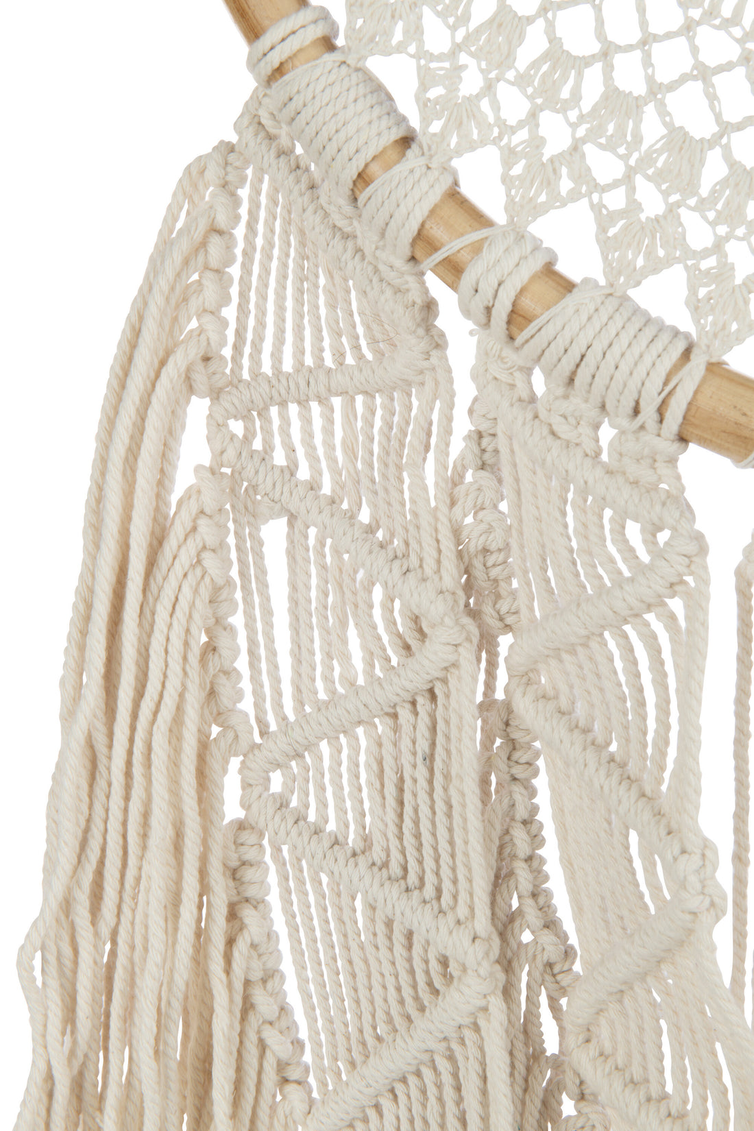 J-Line droomvanger Fiona - katoen - wit