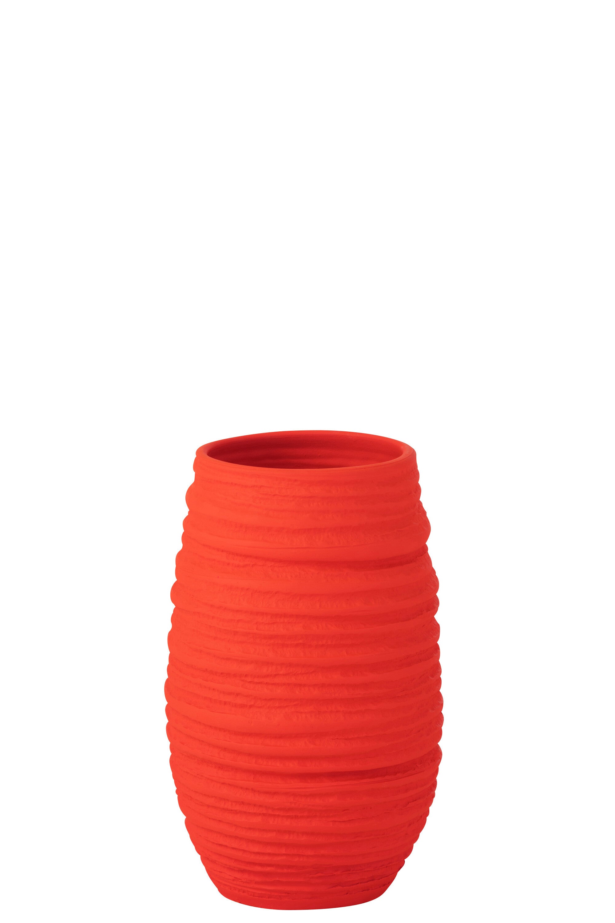 J-Line Vaas Fiesta Keramiek Rood Large