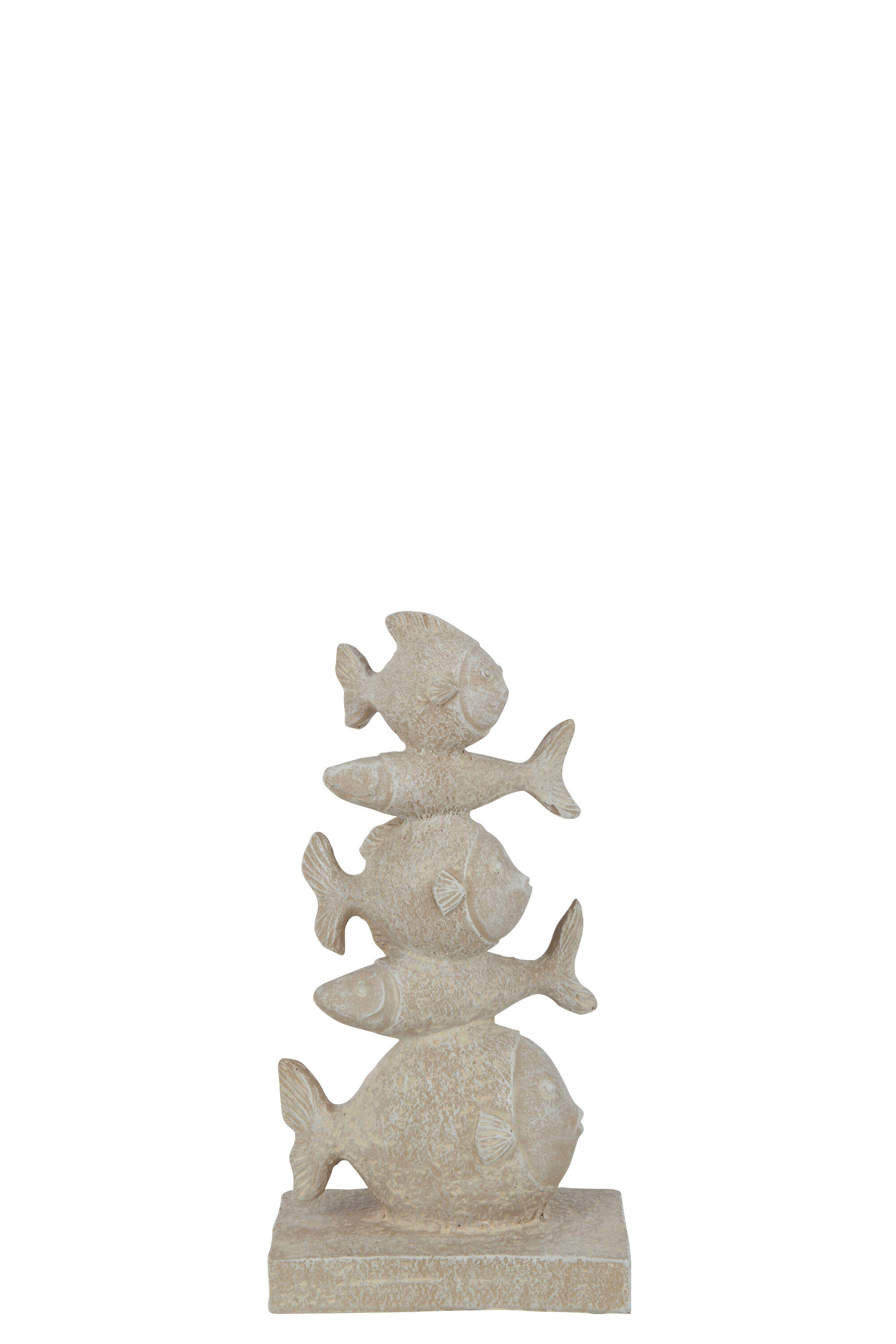 J-Line 5 Vissen Op Elkaar Poly Beige