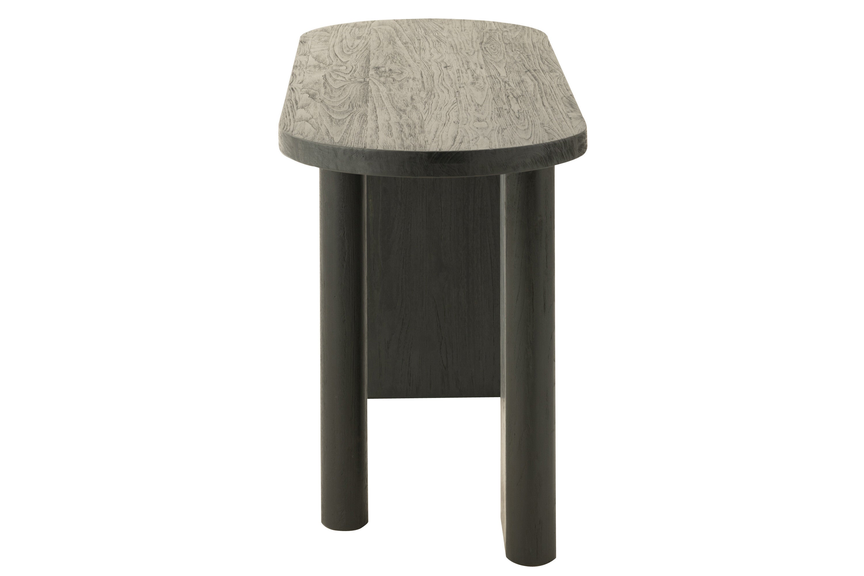 J-Line tafel Teak - hout - zwart