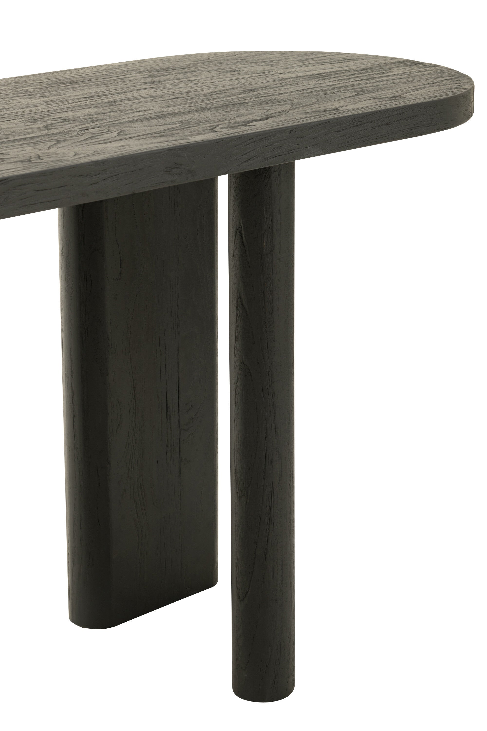 J-Line tafel Teak - hout - zwart
