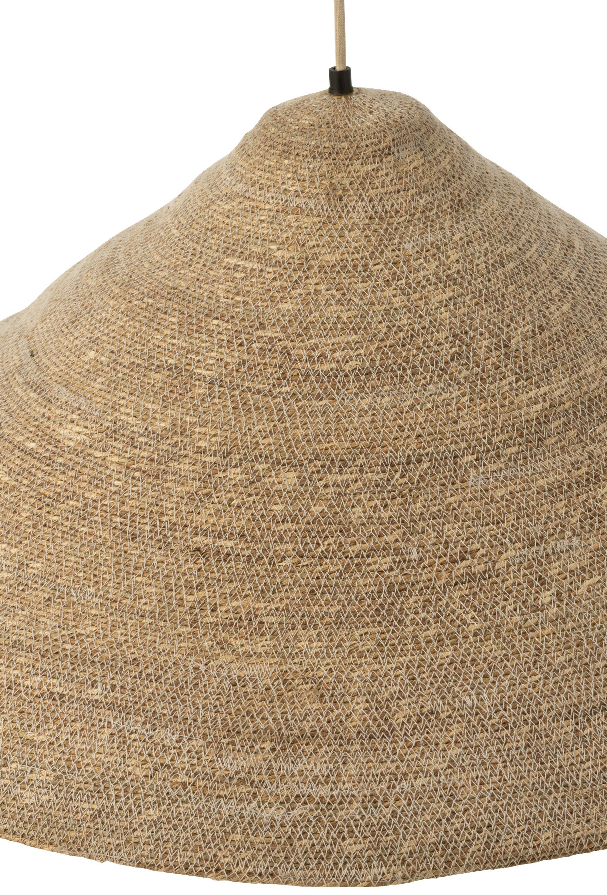 J-Line Hangende Lamp Hoed Moonj Gras Licht Naturel Large